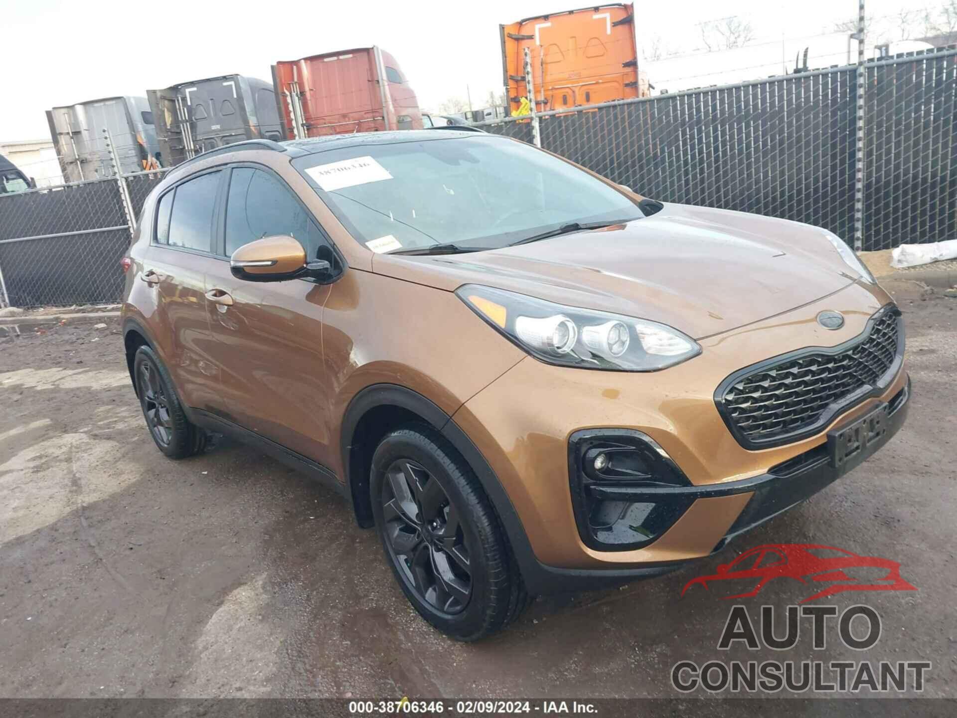 KIA SPORTAGE 2021 - KNDP6CAC0M7860615