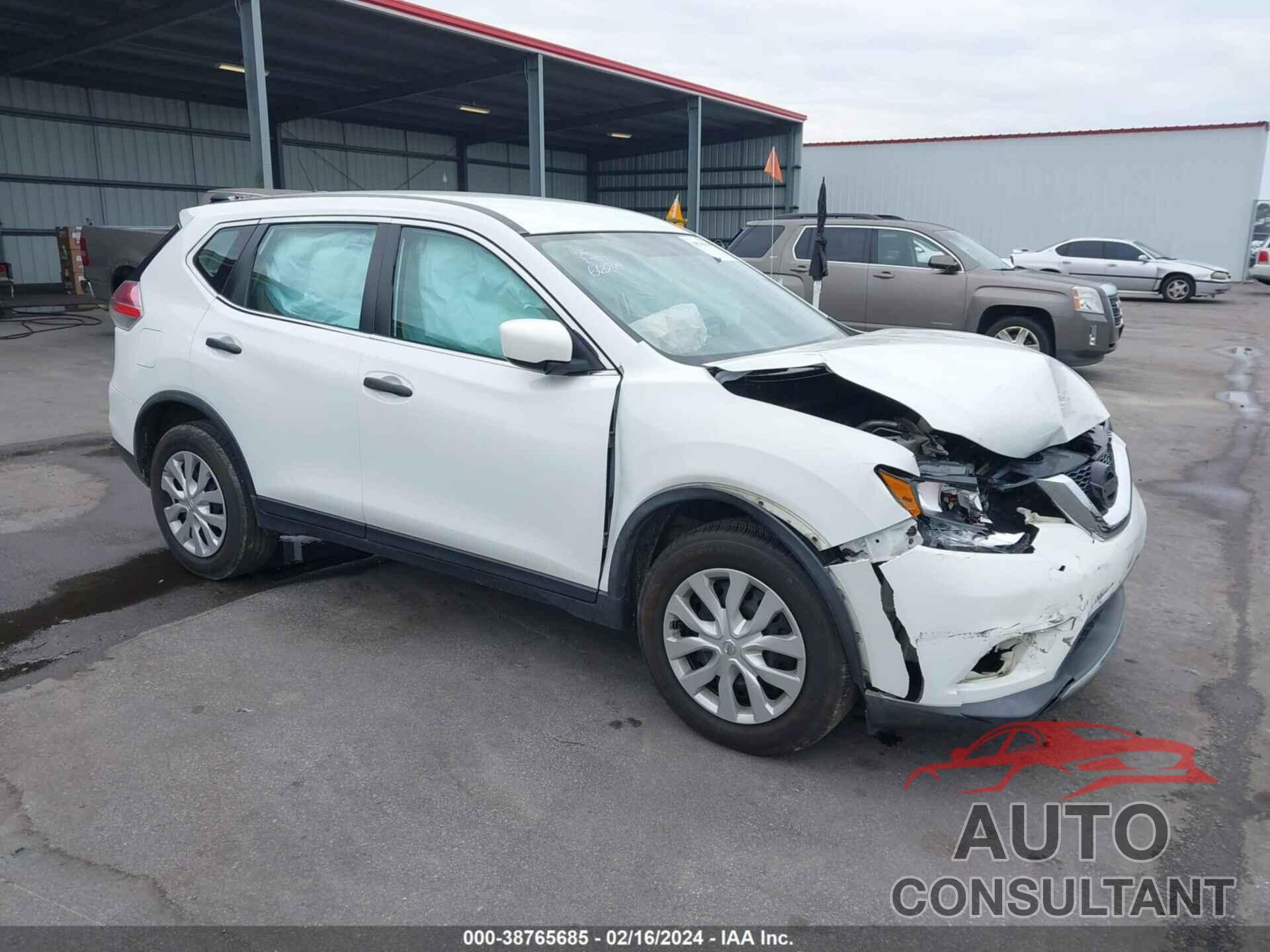 NISSAN ROGUE 2016 - KNMAT2MT1GP663249