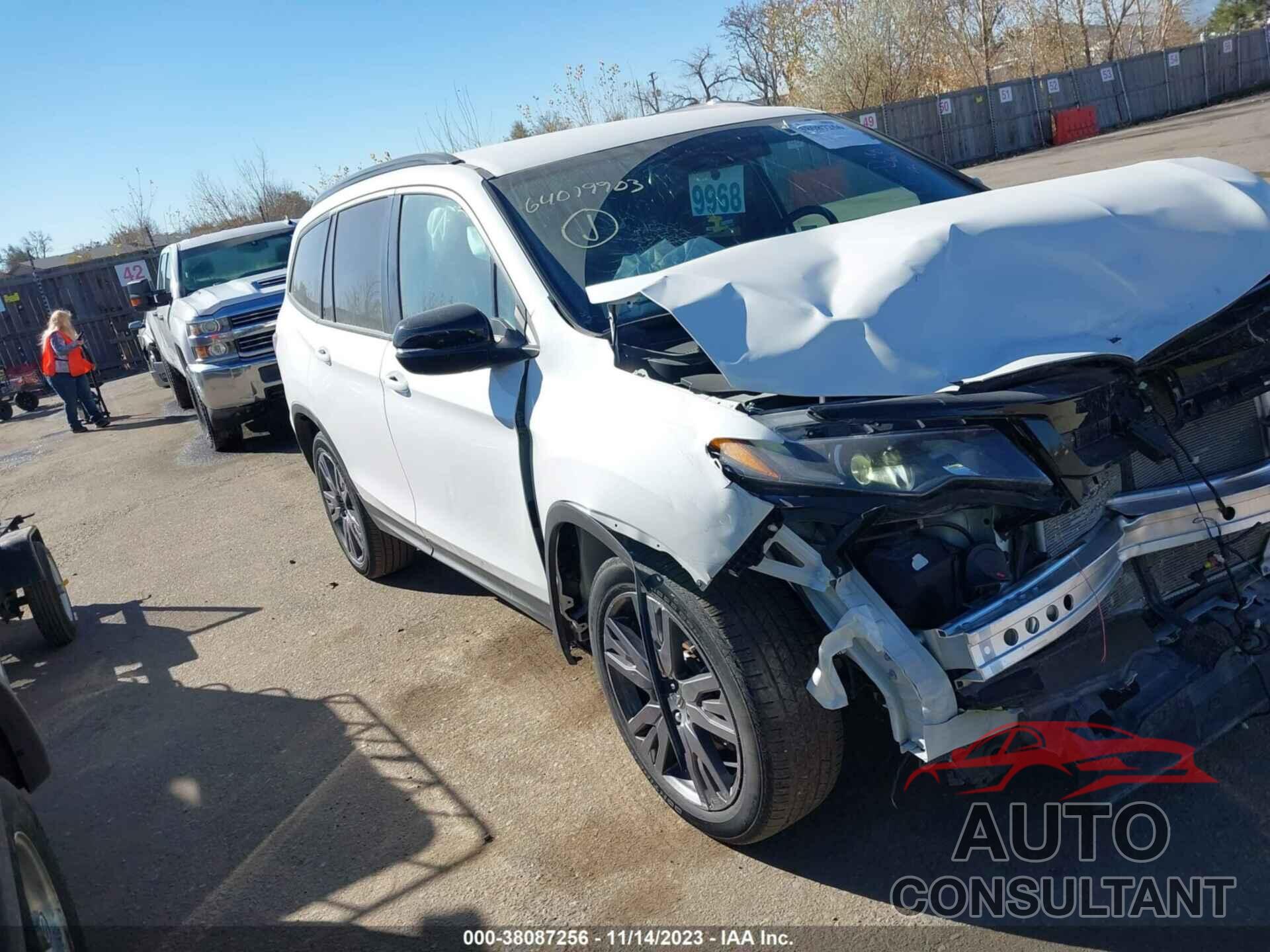 HONDA PILOT 2022 - 5FNYF6H38NB079736