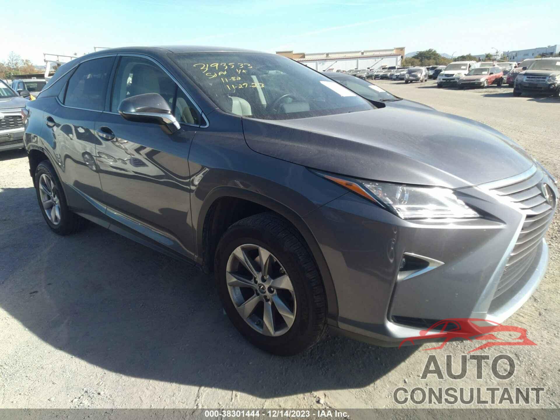 LEXUS RX 350 2018 - 2T2ZZMCA8JC097895