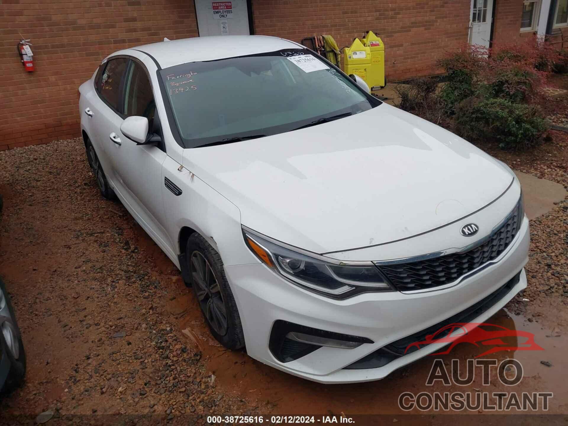 KIA OPTIMA 2019 - 5XXGT4L37KG345496