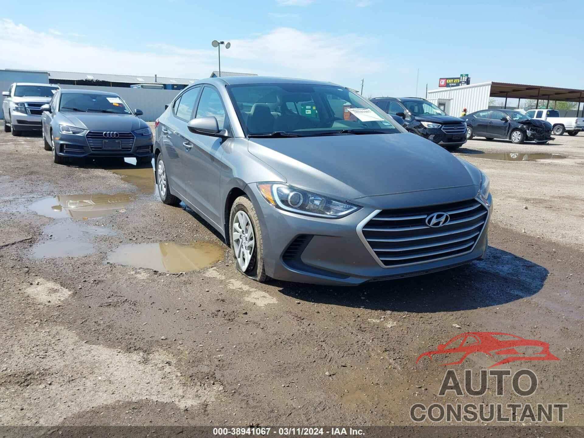 HYUNDAI ELANTRA 2018 - 5NPD74LF4JH373227