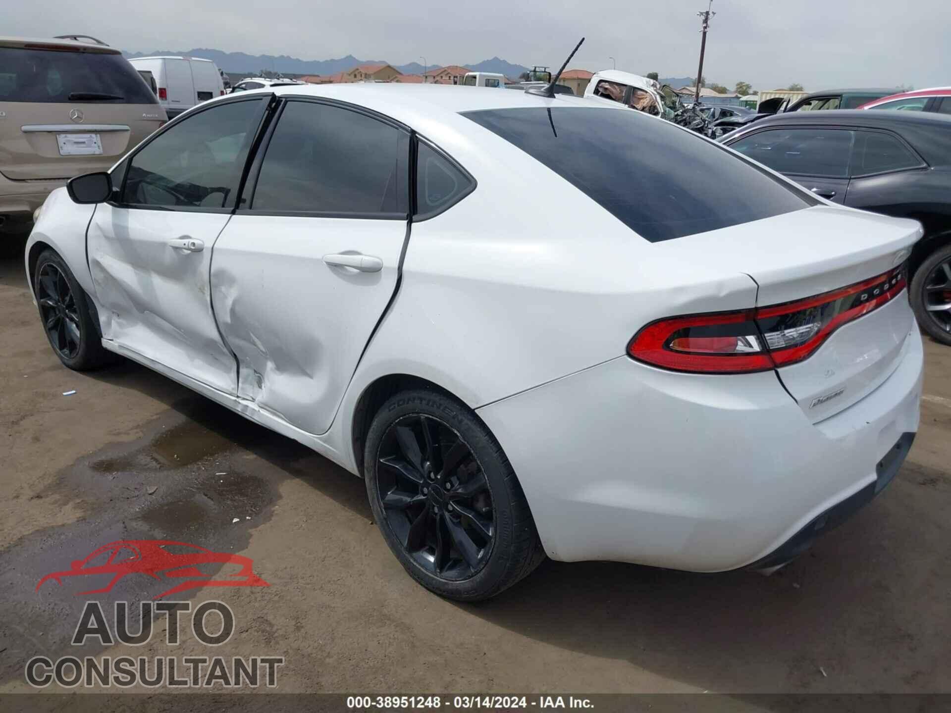 DODGE DART 2016 - 1C3CDFEB5GD701722