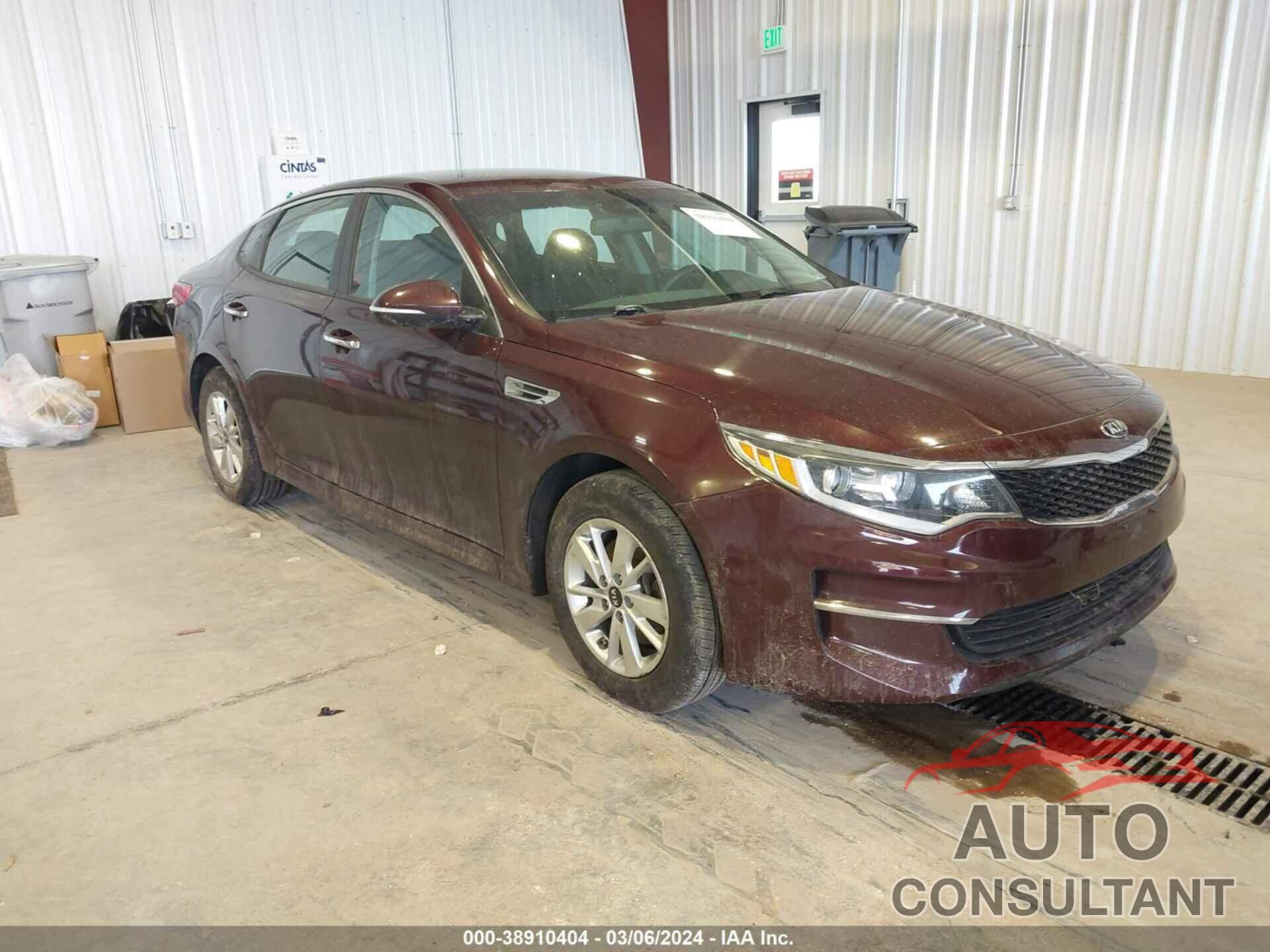 KIA OPTIMA 2018 - 5XXGT4L3XJG189310