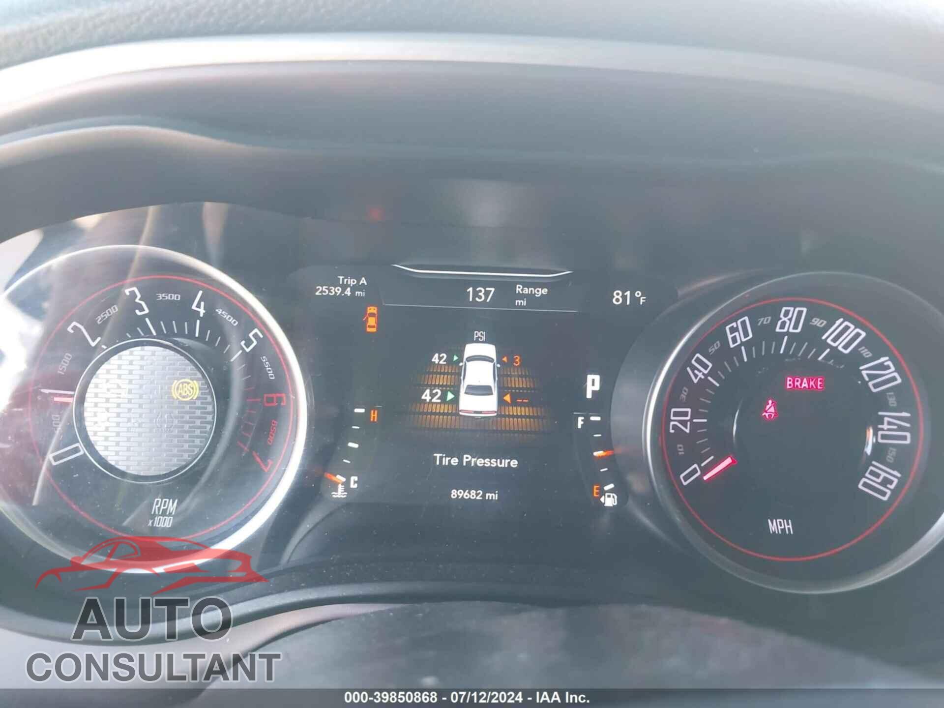DODGE CHALLENGER 2019 - 2C3CDZBT2KH583445