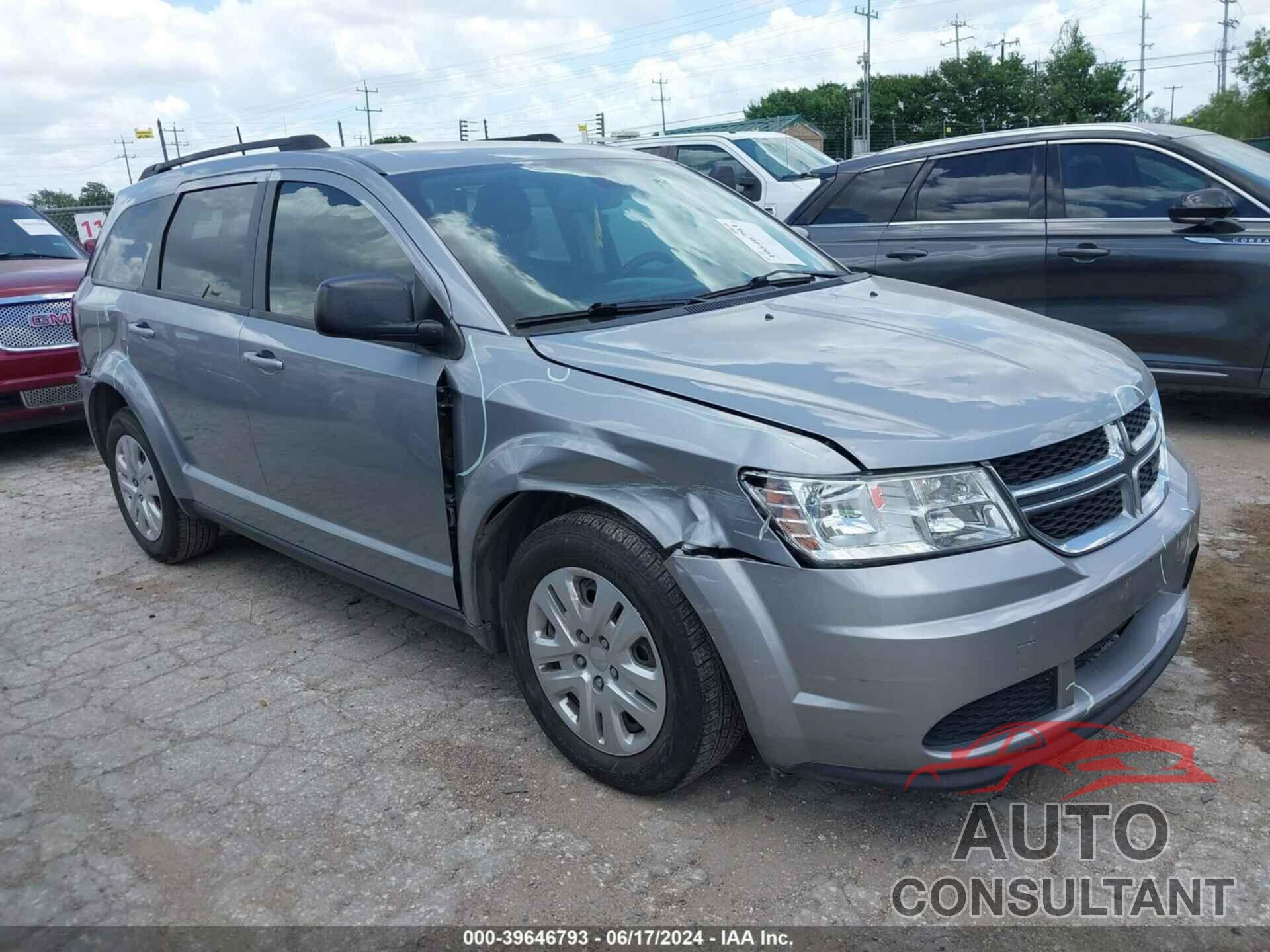 DODGE JOURNEY 2019 - 3C4PDCAB0KT746586