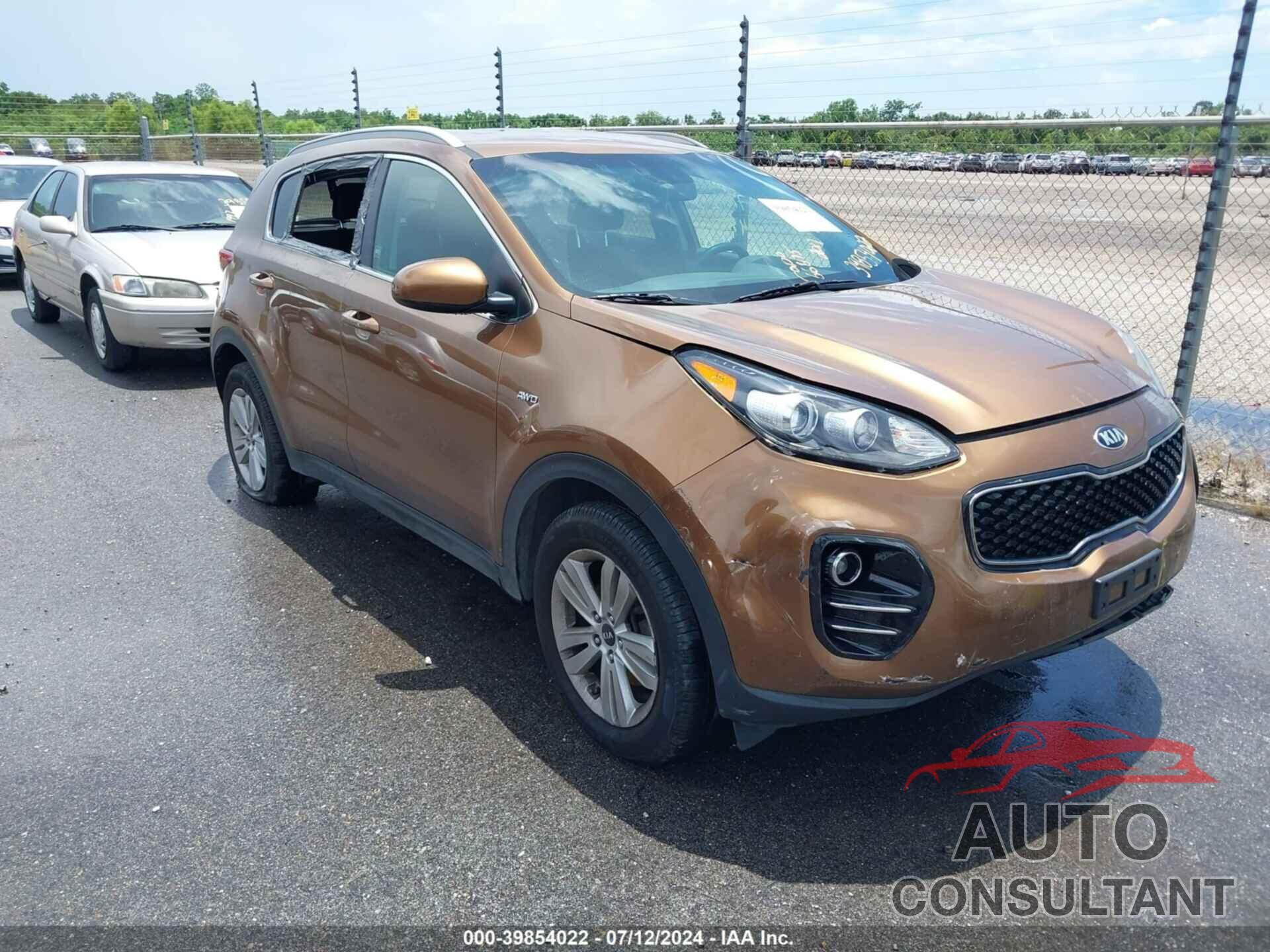 KIA SPORTAGE 2017 - KNDPMCAC0H7285945