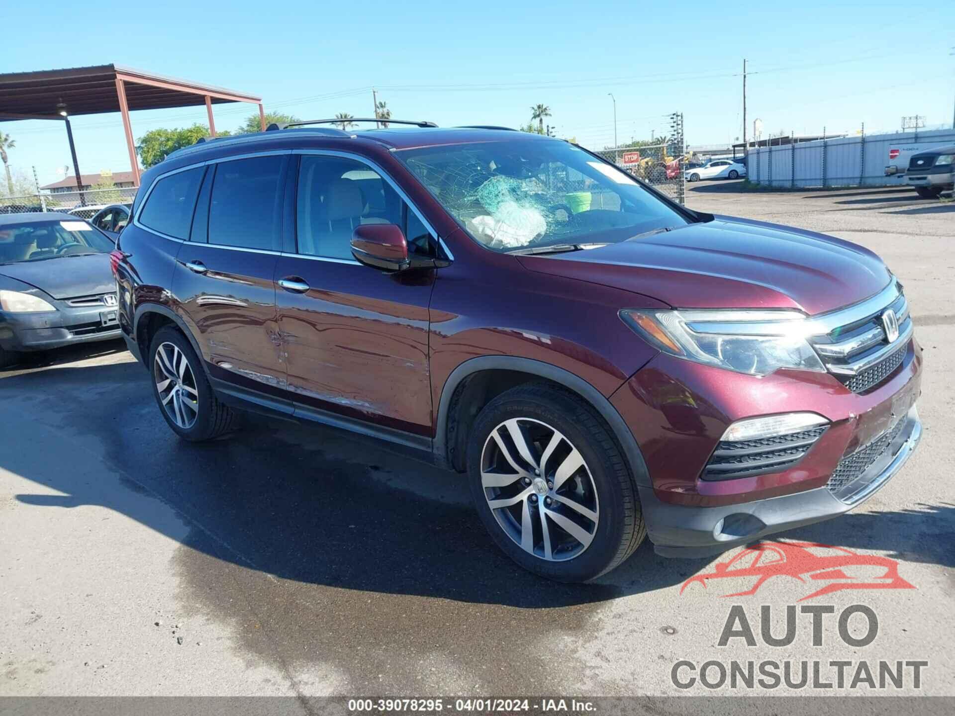 HONDA PILOT 2016 - 5FNYF6H05GB031801