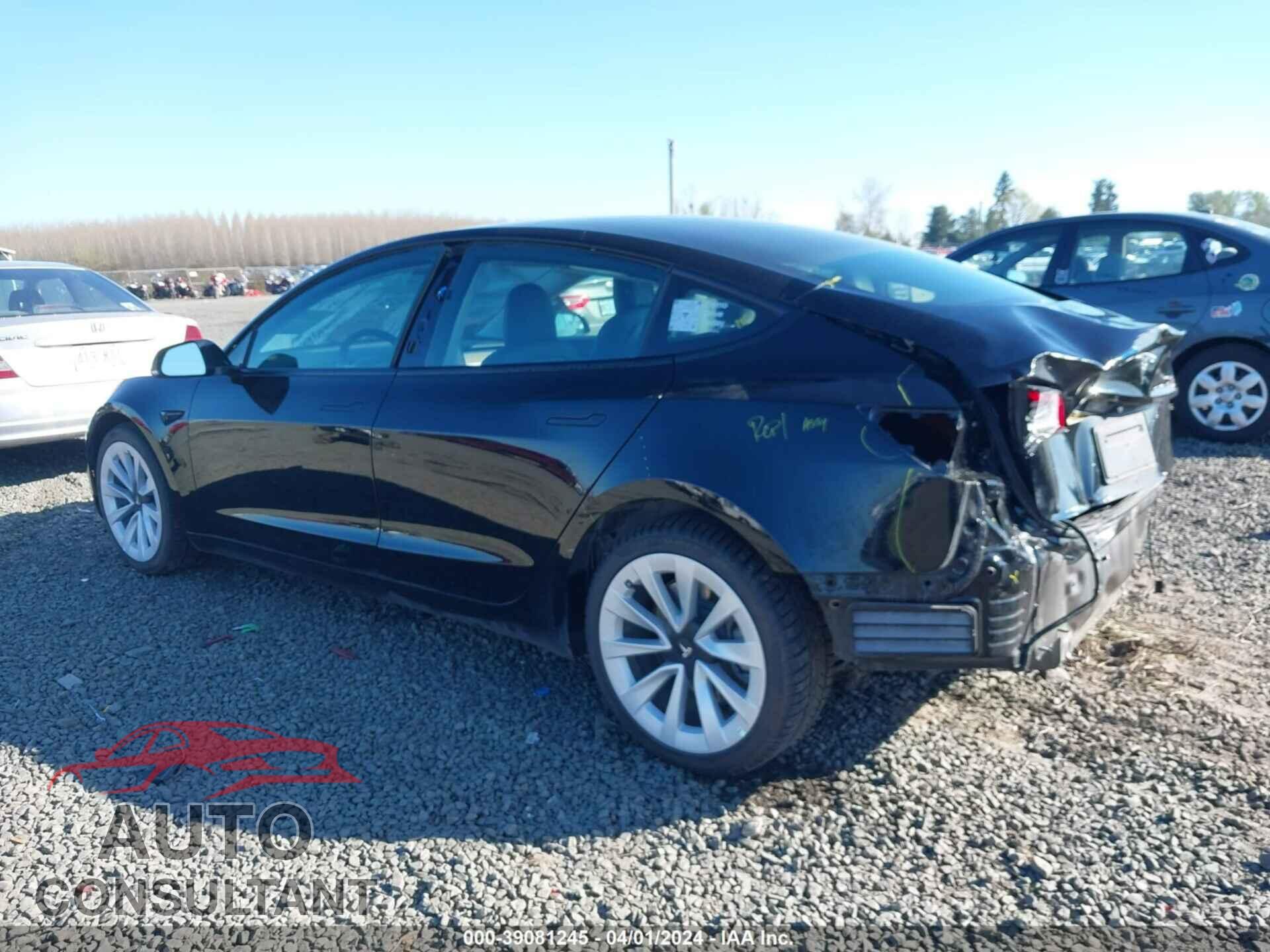 TESLA MODEL 3 2021 - 5YJ3E1EAXMF922062