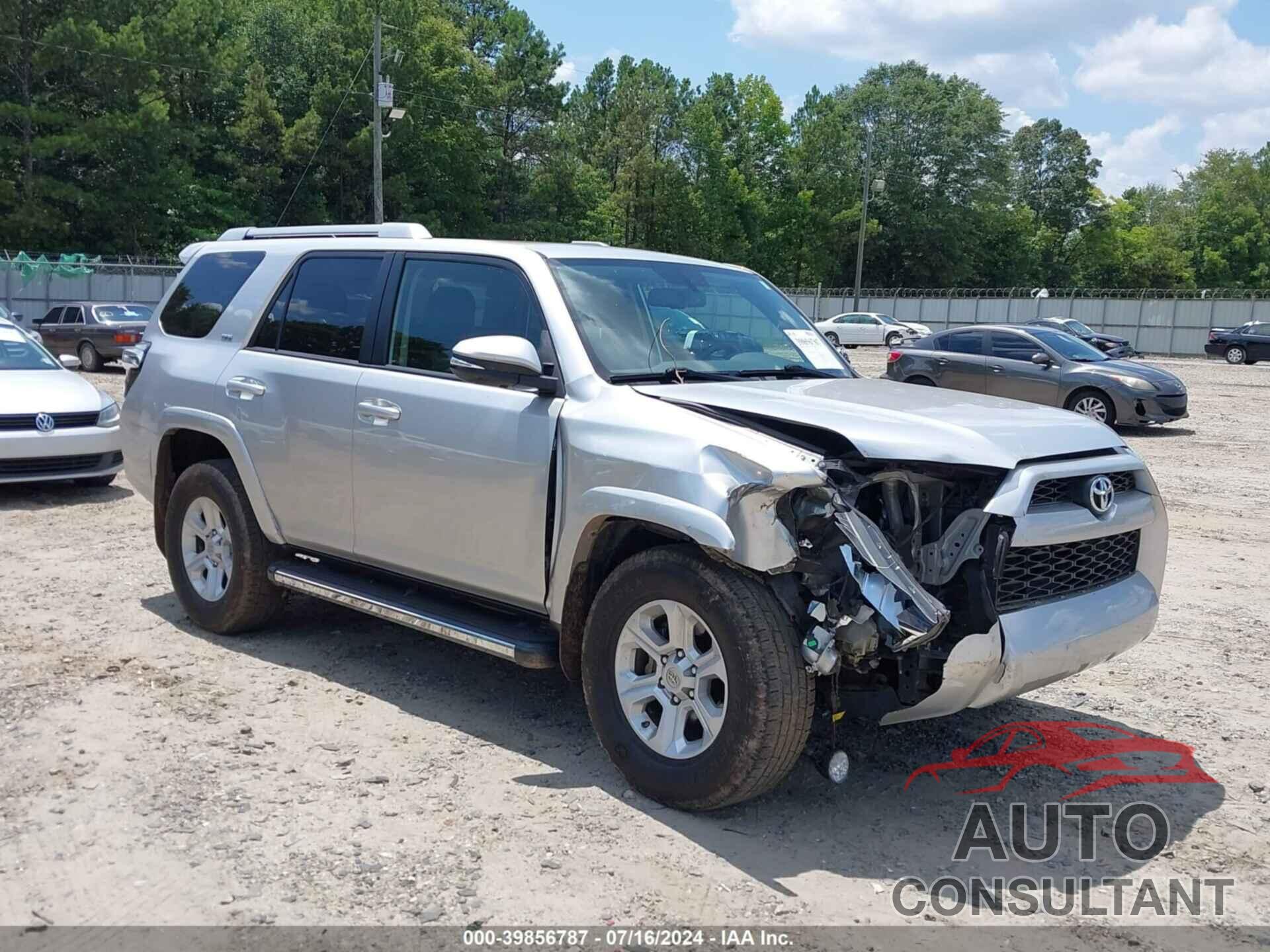 TOYOTA 4RUNNER 2018 - JTEZU5JR5J5182218