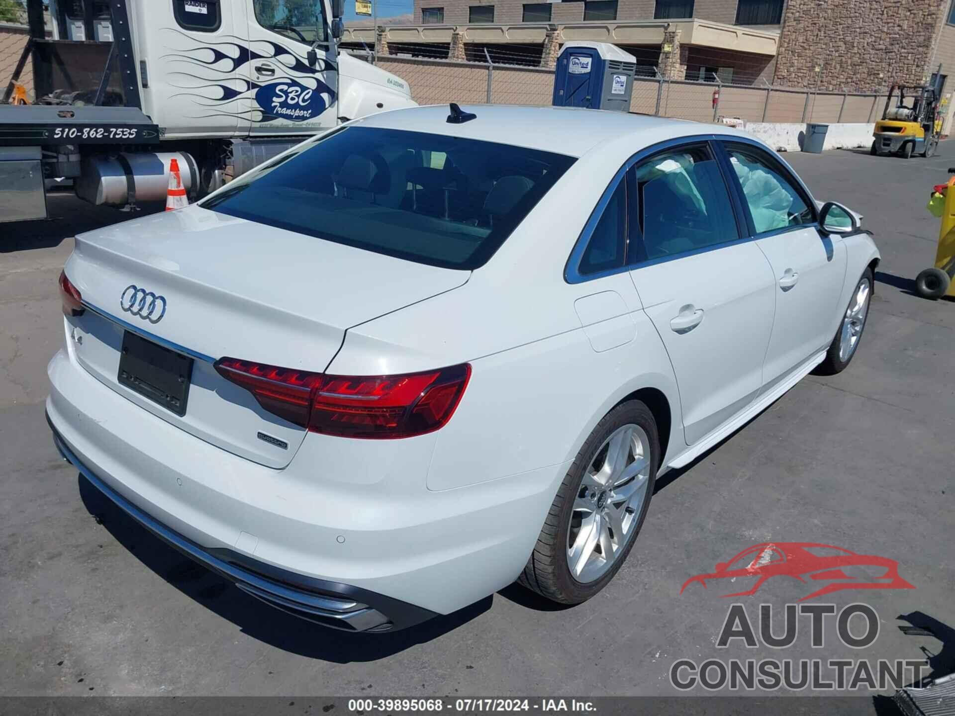 AUDI A4 2021 - WAUEAAF44MN006148