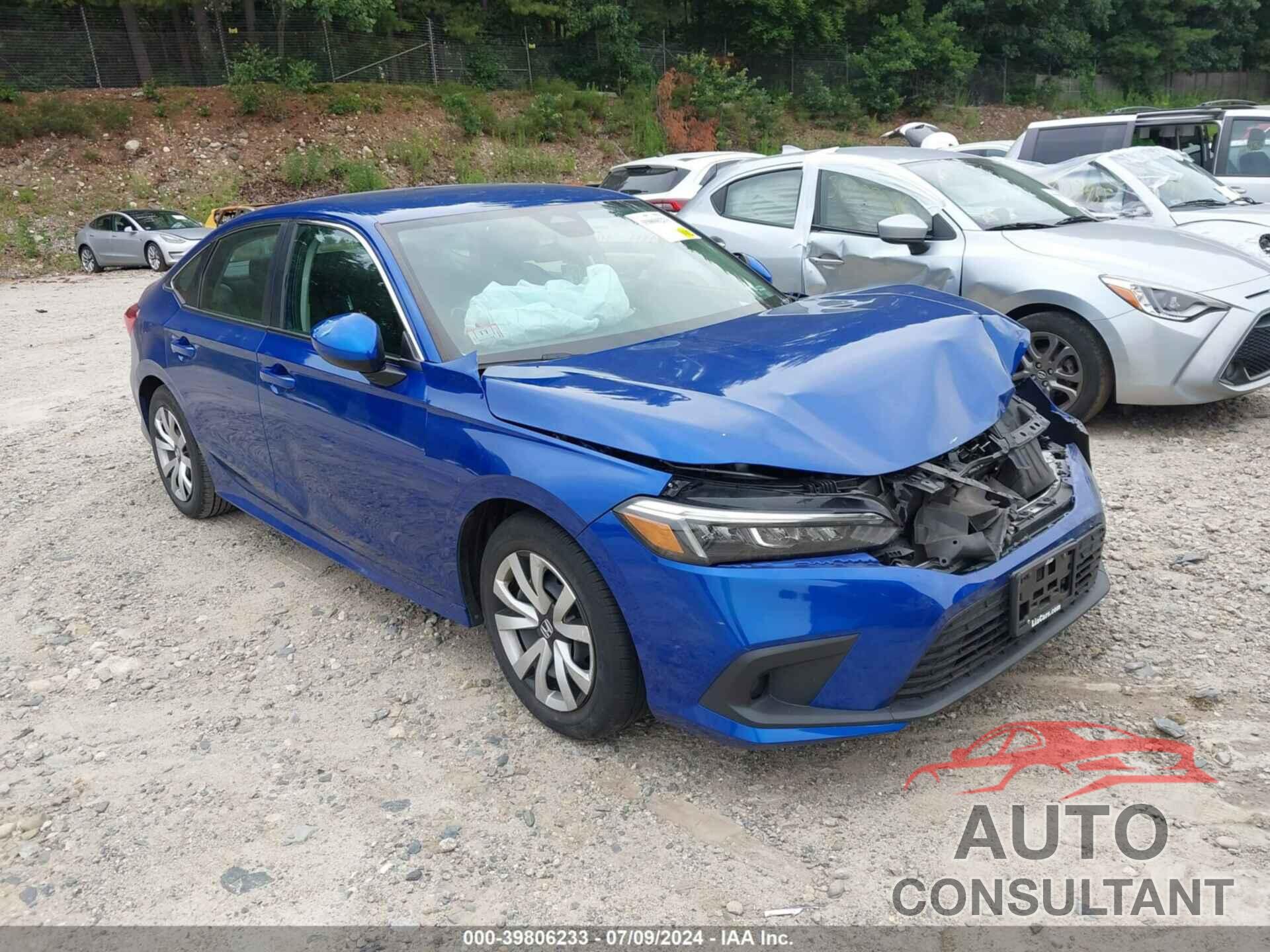 HONDA CIVIC 2022 - 2HGFE2F25NH539864