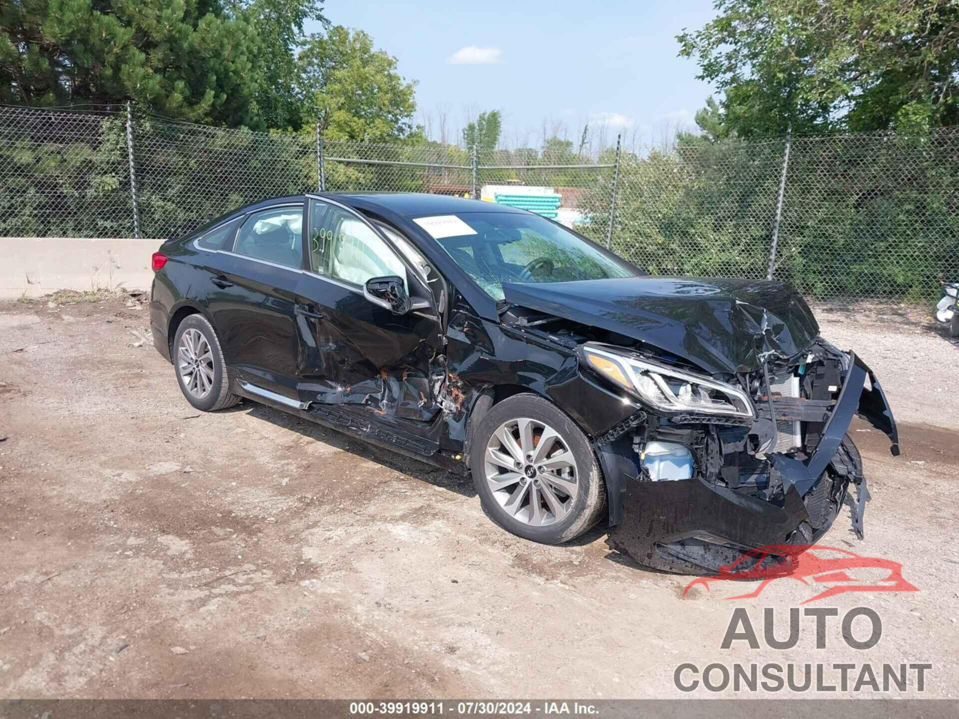 HYUNDAI SONATA 2017 - 5NPE34AF0HH466839