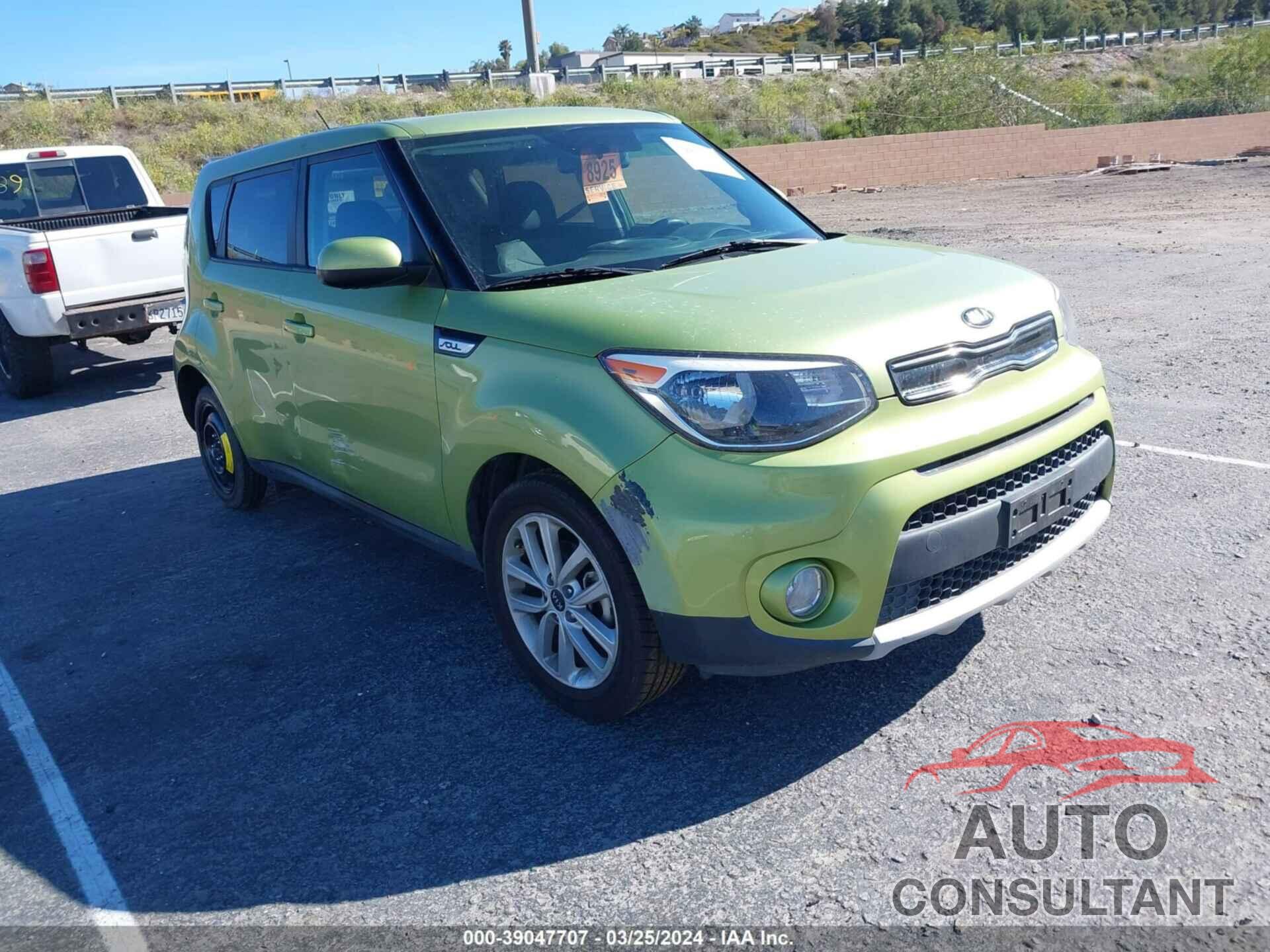 KIA SOUL 2019 - KNDJP3A5XK7911054