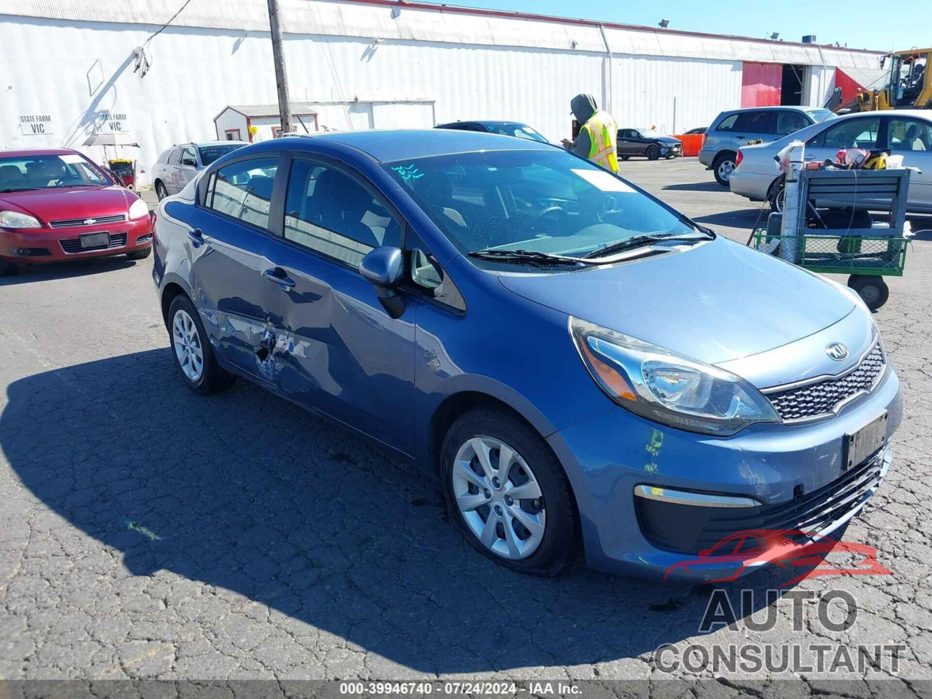 KIA RIO 2016 - KNADM4A30G6669878