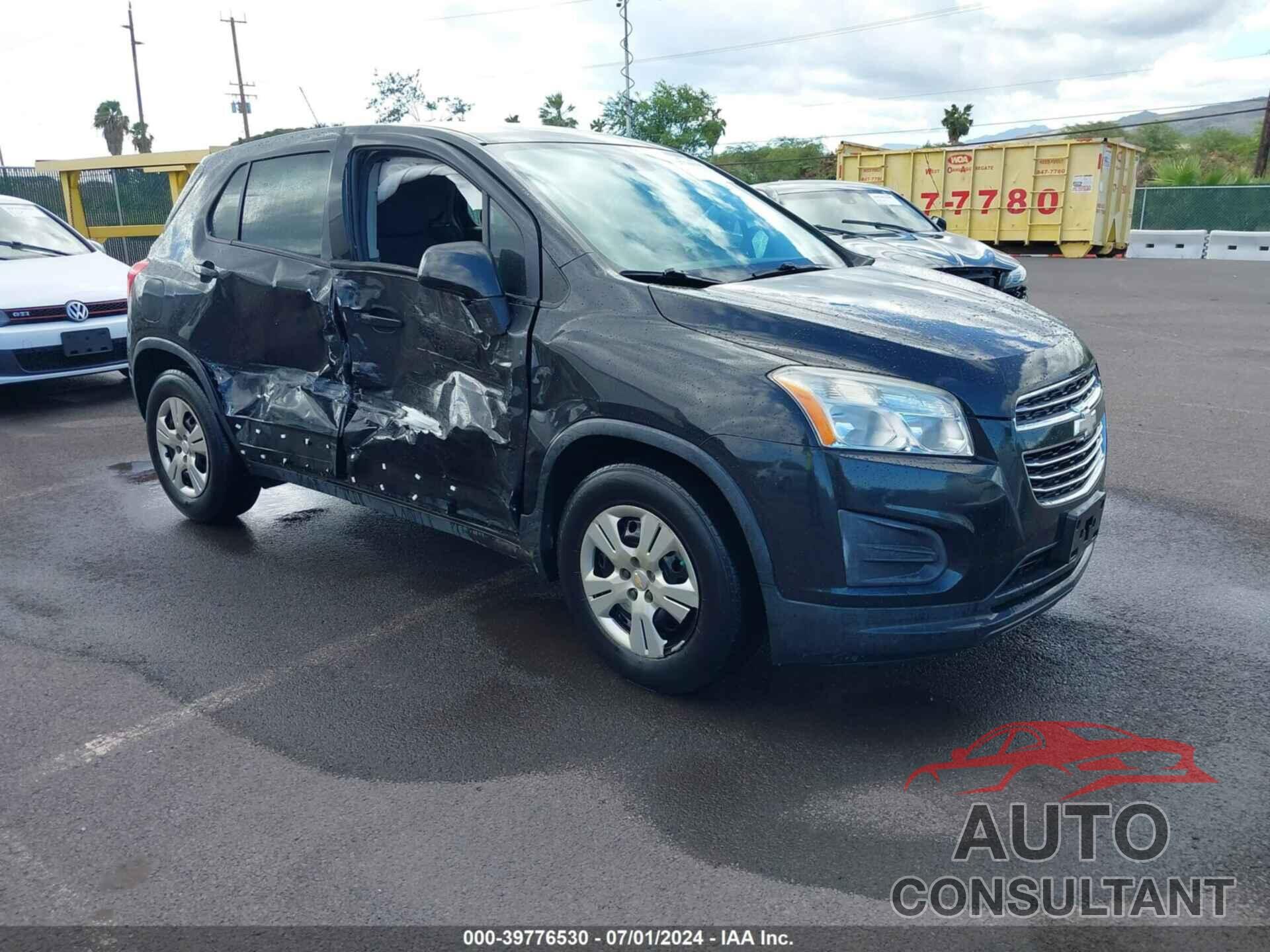 CHEVROLET TRAX 2016 - KL7CJKSB0GB665643