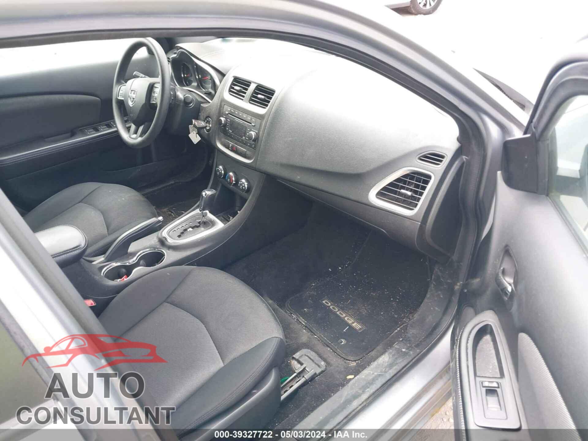 DODGE AVENGER 2013 - 1C3CDZAB9DN646303