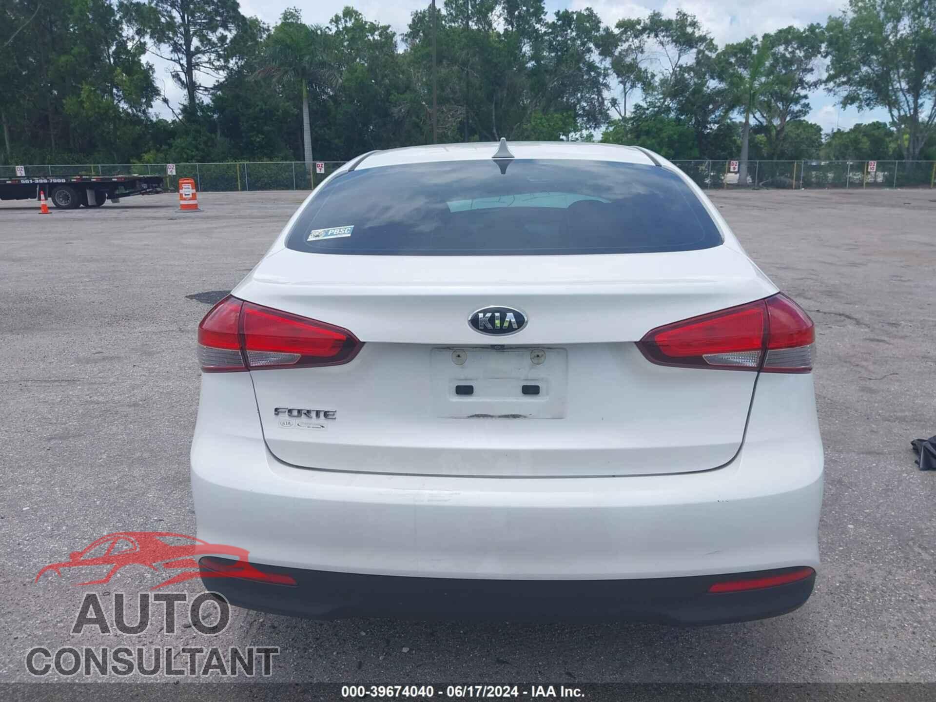KIA FORTE 2017 - 3KPFL4A71HE149122