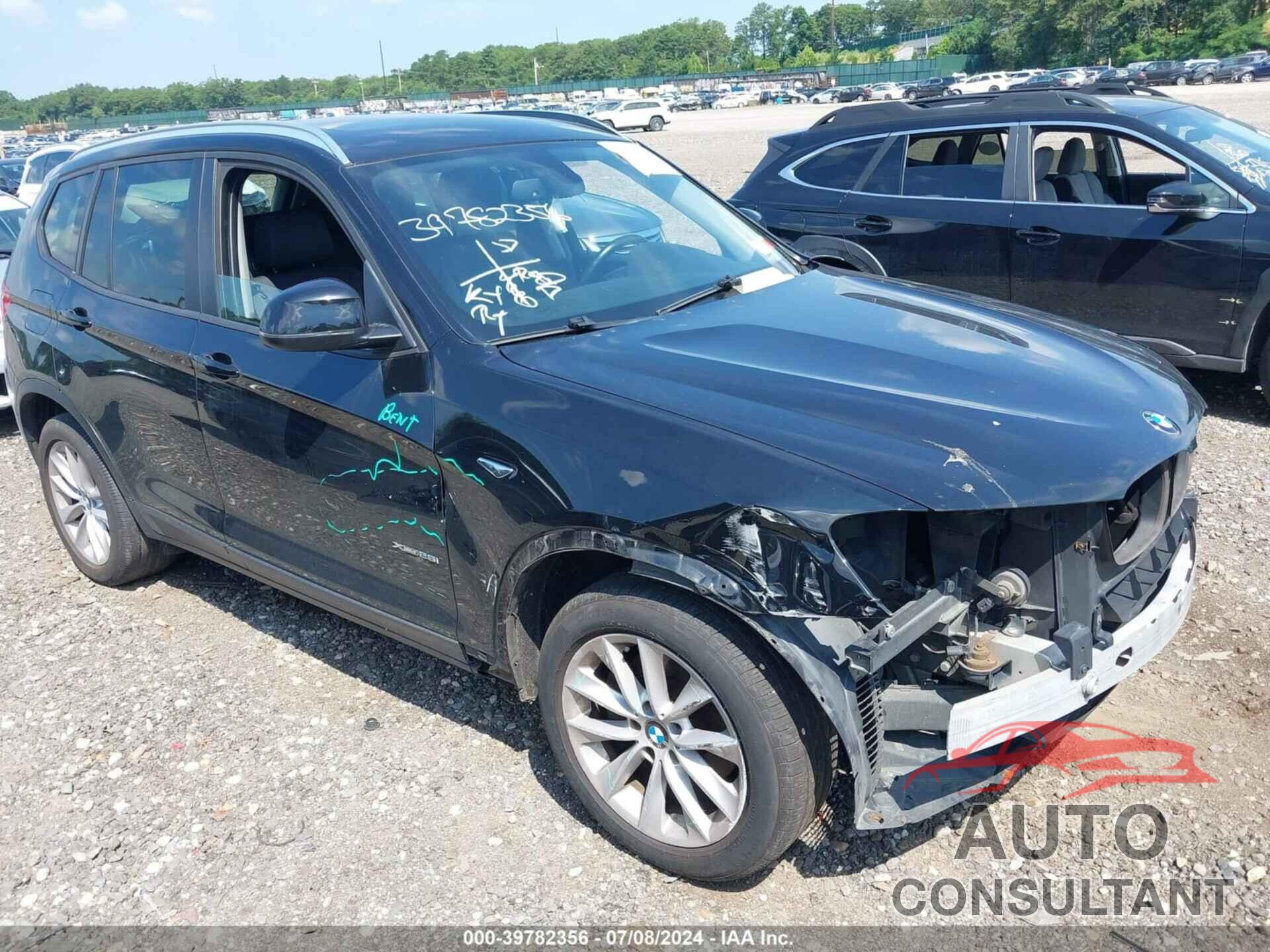 BMW X3 2016 - 5UXWX9C57G0D77163