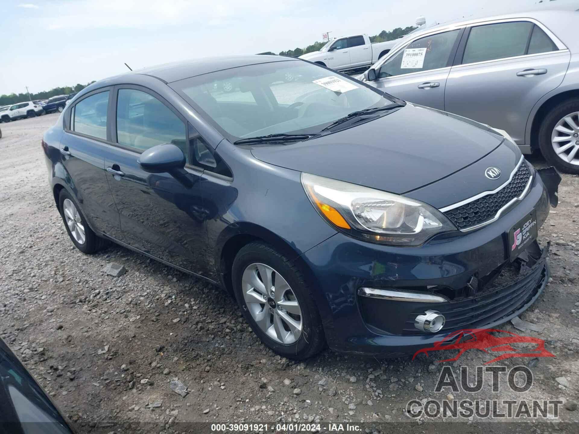 KIA RIO 2017 - KNADN4A3XH6007286