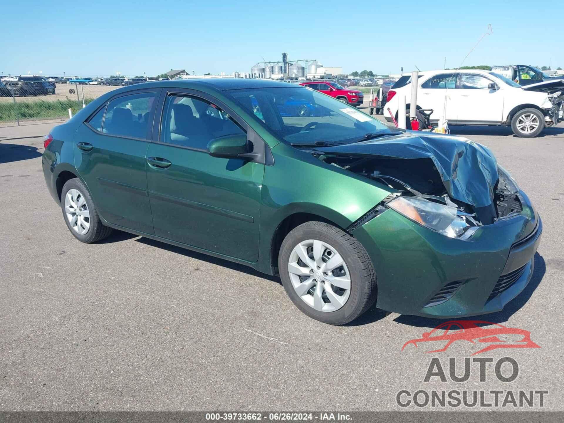 TOYOTA COROLLA 2016 - 2T1BURHE1GC603802