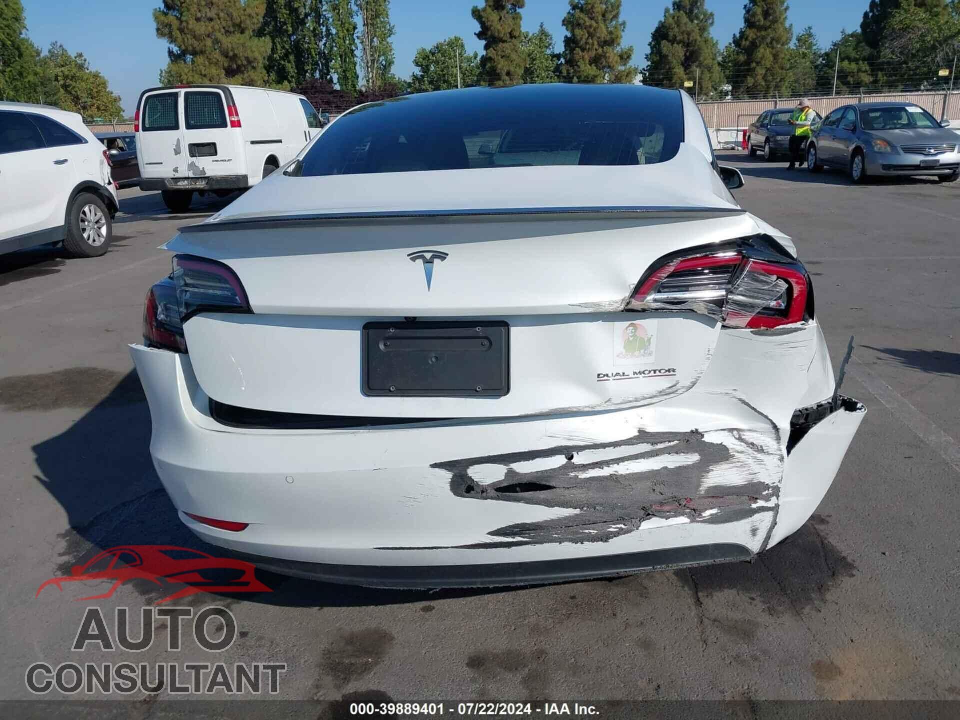 TESLA MODEL 3 2020 - 5YJ3E1EC8LF641961