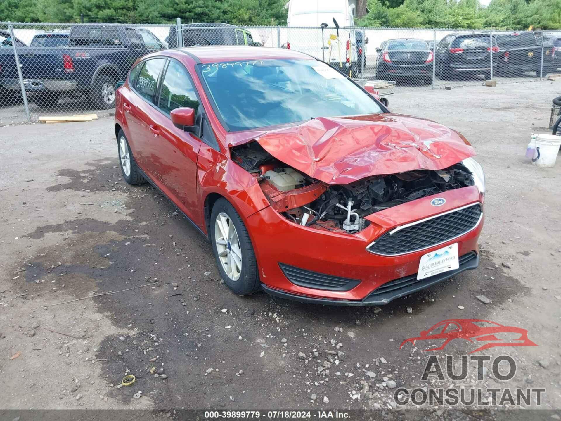 FORD FOCUS 2018 - 1FADP3K29JL257354