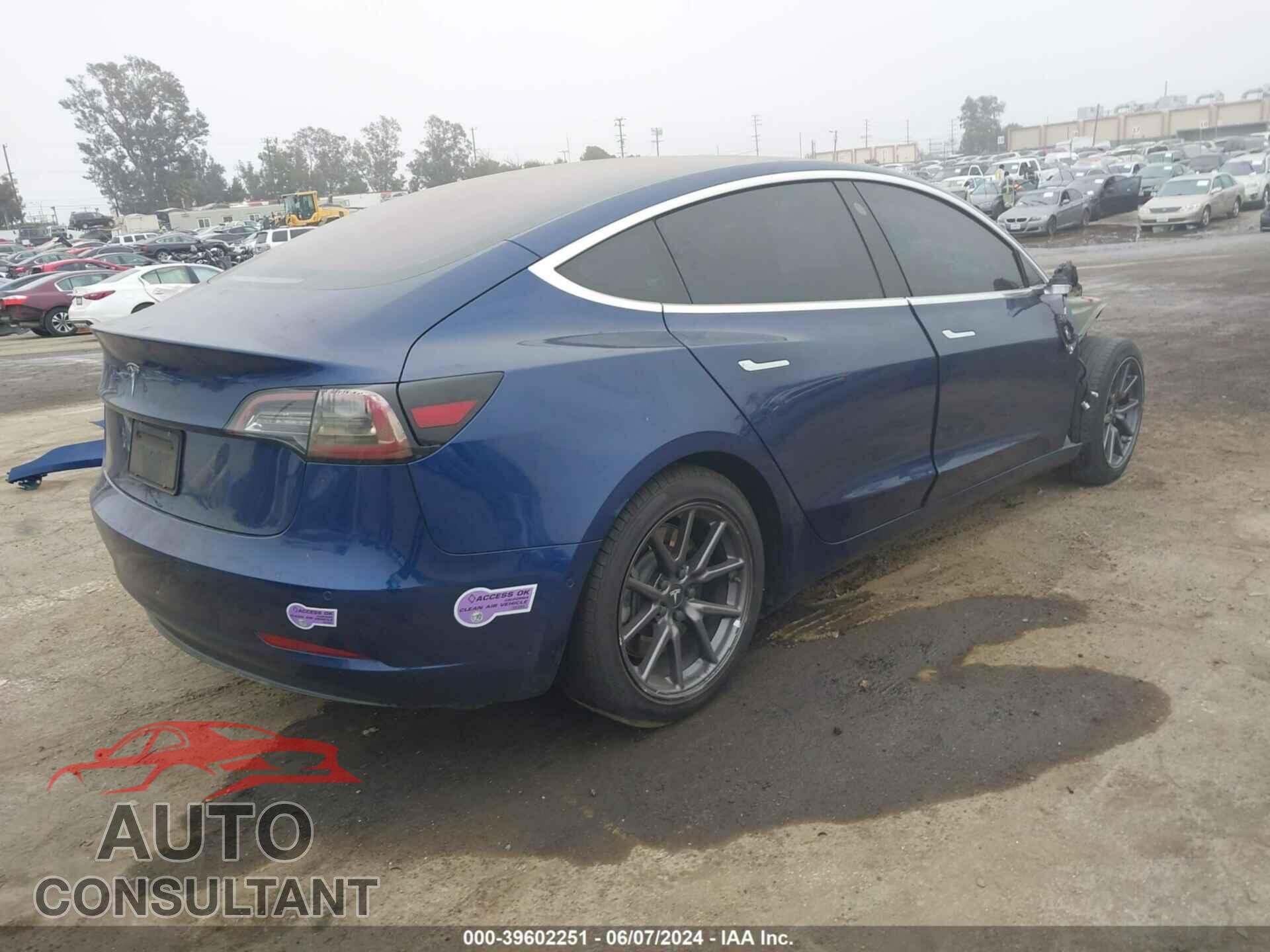 TESLA MODEL 3 2019 - 5YJ3E1EA9KF309153