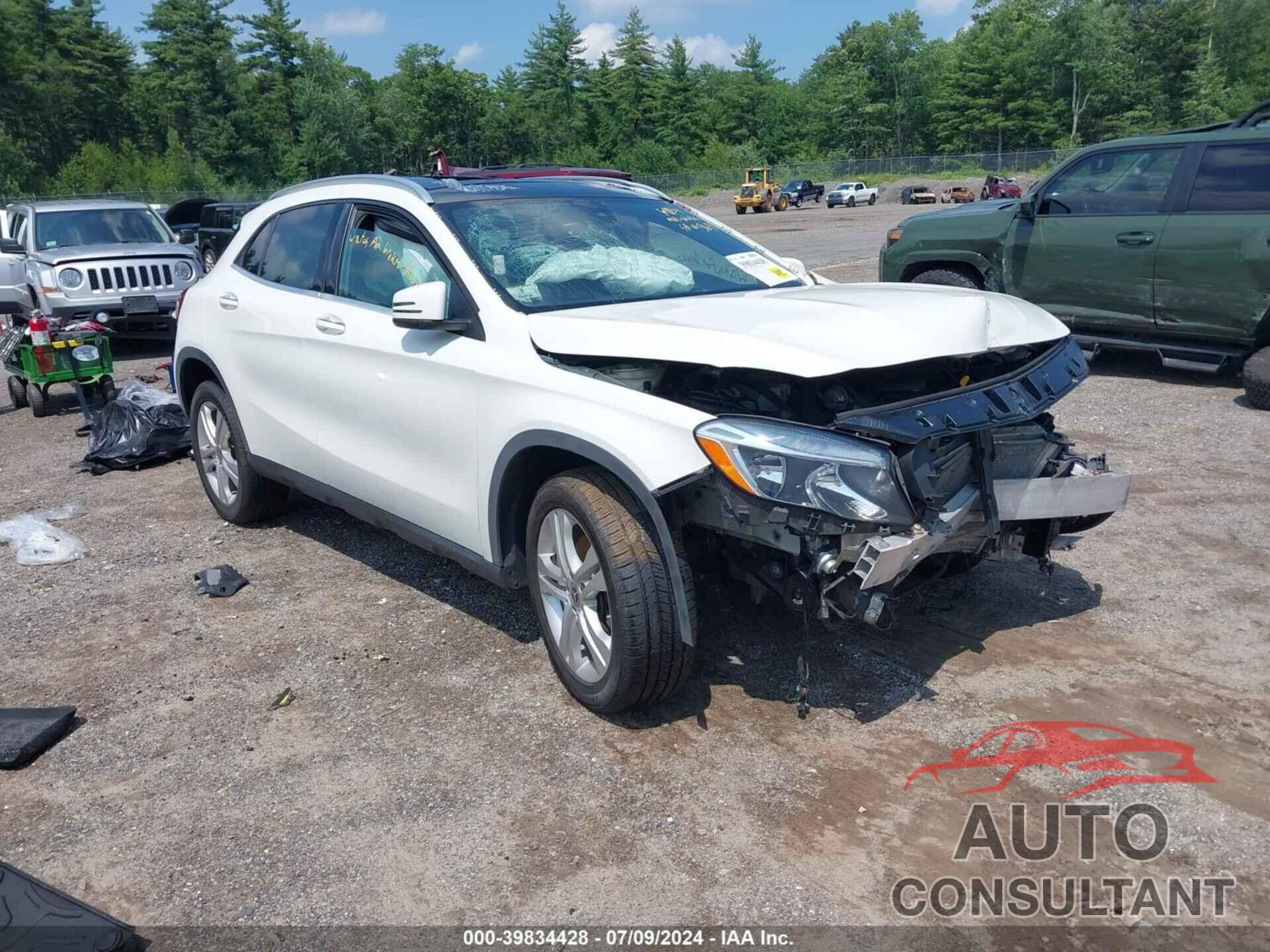 MERCEDES-BENZ GLA 250 2018 - WDCTG4GB2JJ463691