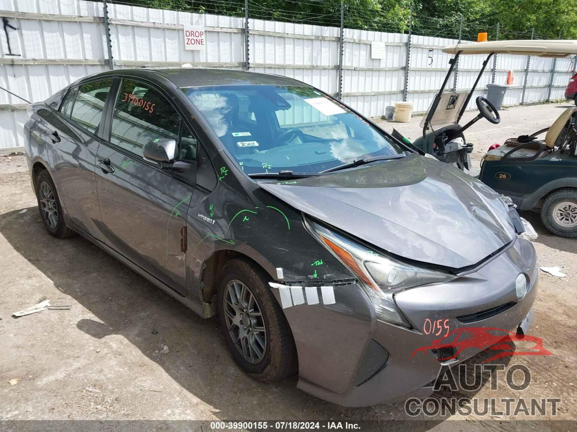 TOYOTA PRIUS 2017 - JTDKBRFU8H3549778