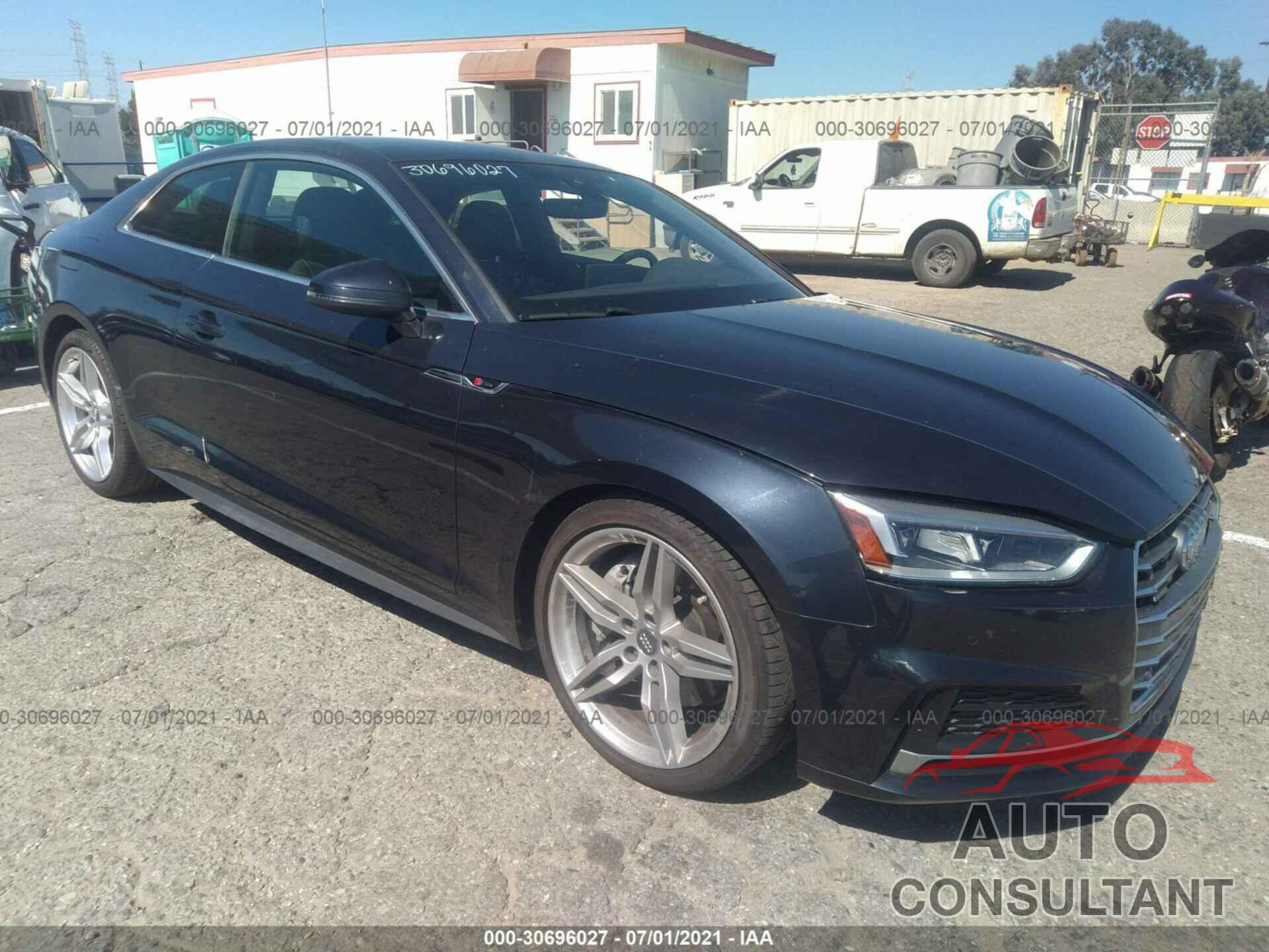 AUDI A5 COUPE 2018 - WAUTNAF53JA013762