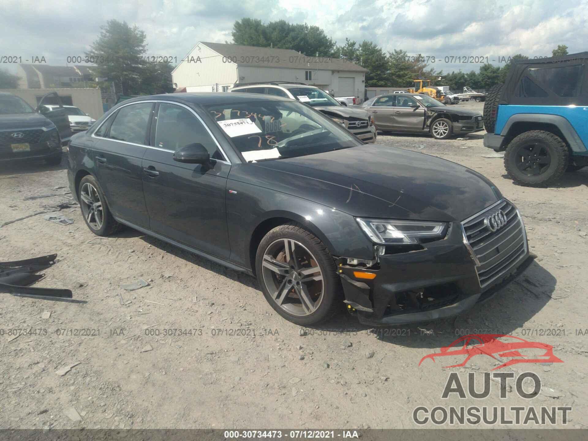 AUDI A4 2018 - WAUENAF44JA071458