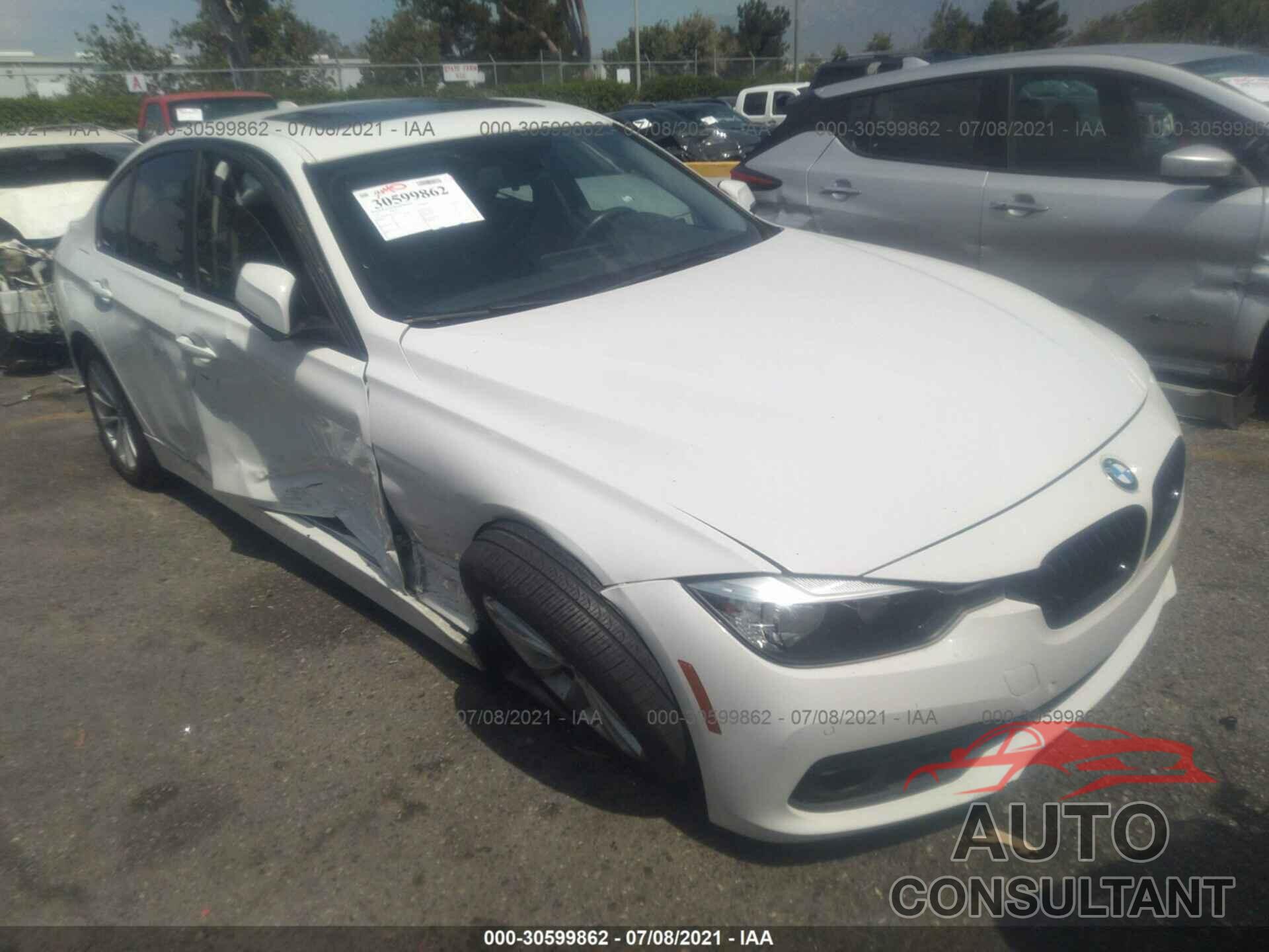 BMW 3 SERIES 2016 - WBA8E1G56GNT37732
