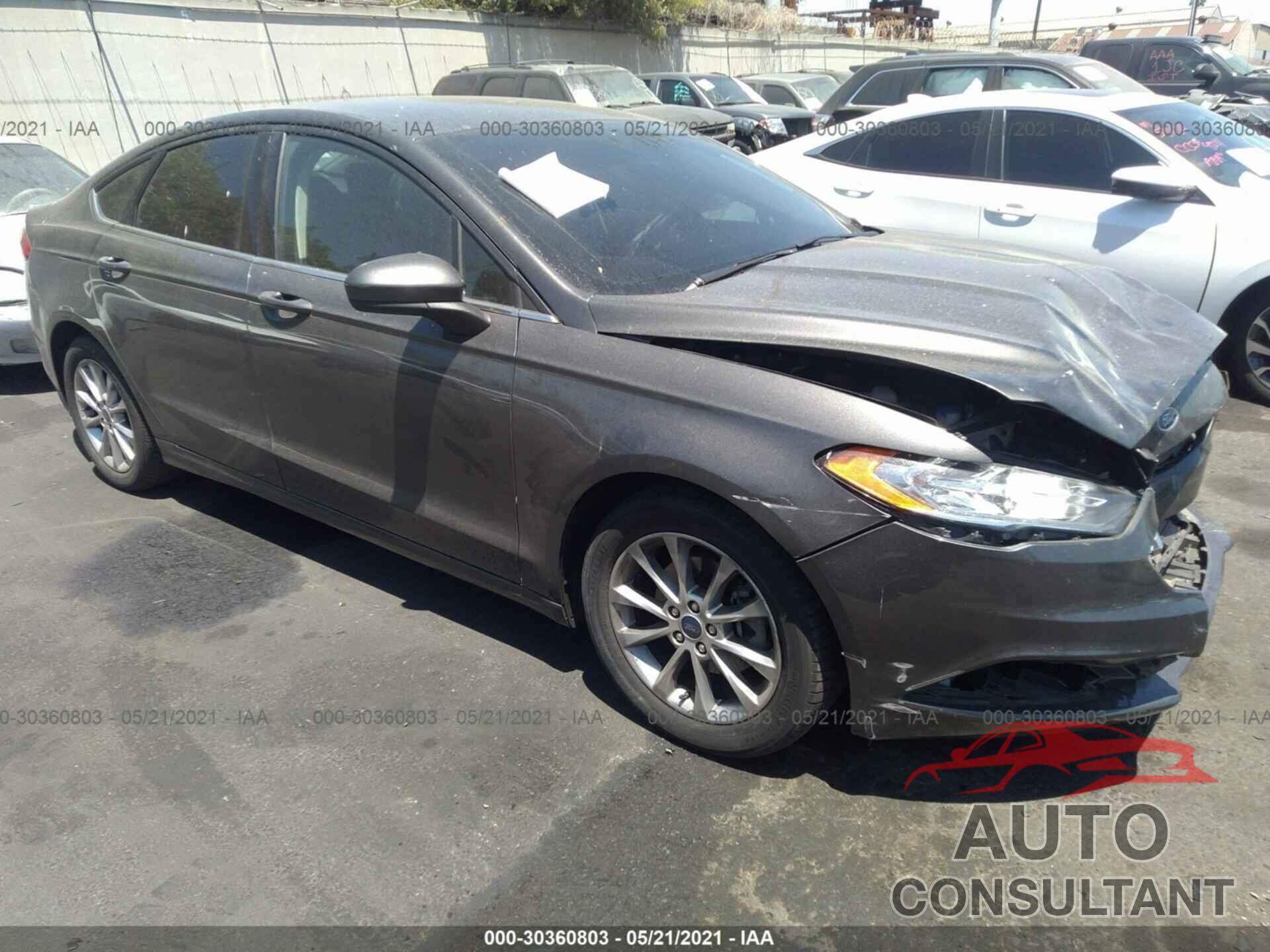 FORD FUSION 2017 - 3FA6P0G78HR157849