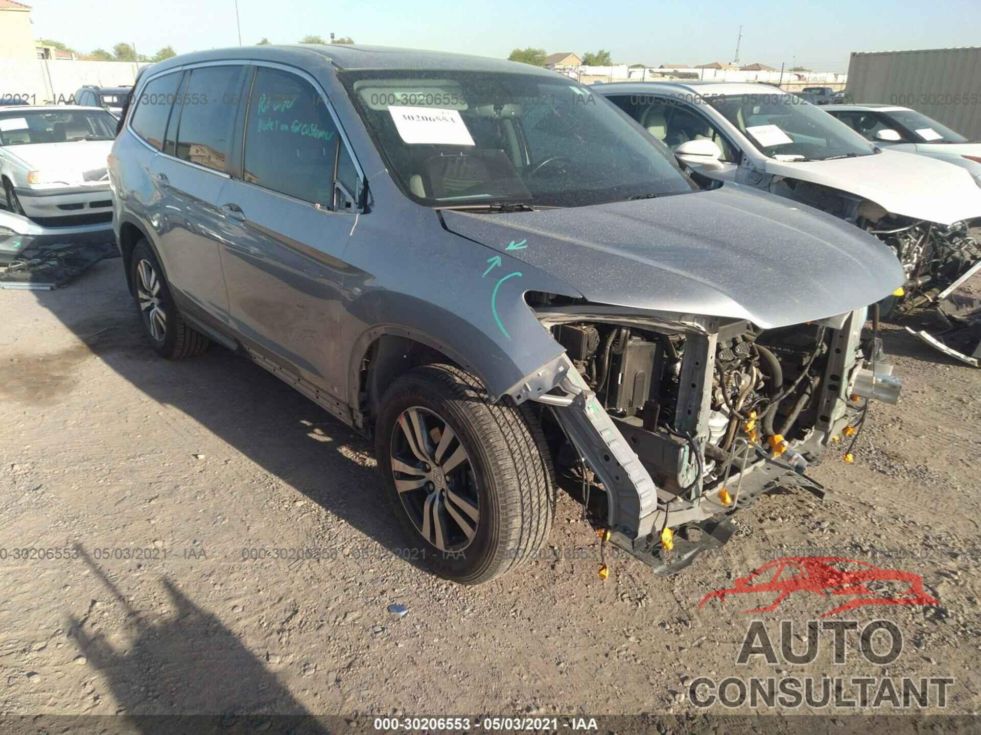 HONDA PILOT 2016 - 5FNYF5H59GB041303