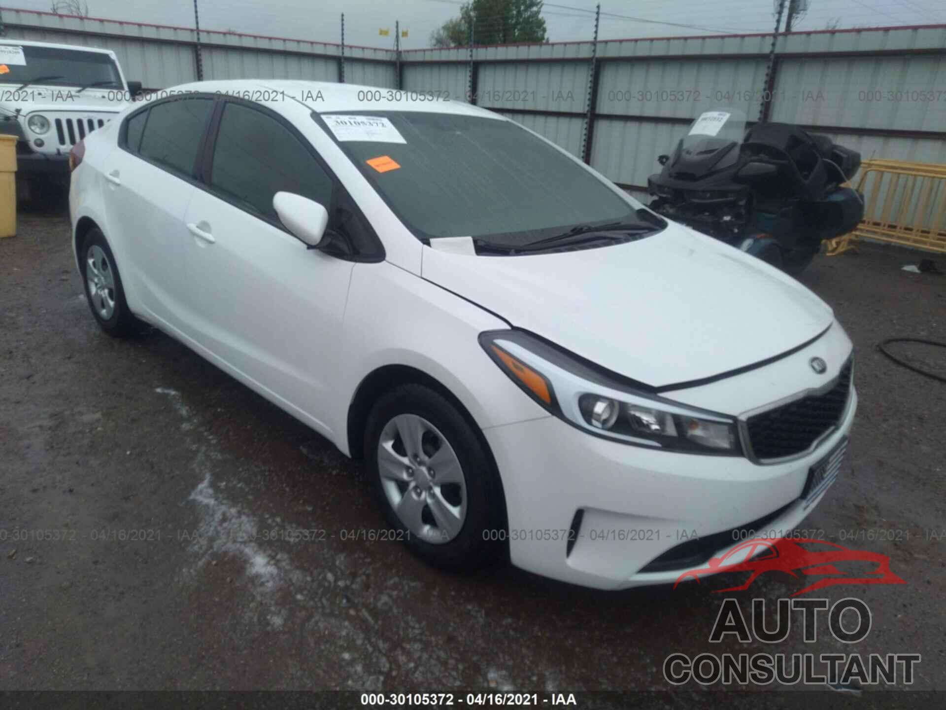 KIA FORTE 2018 - 3KPFL4A75JE211482