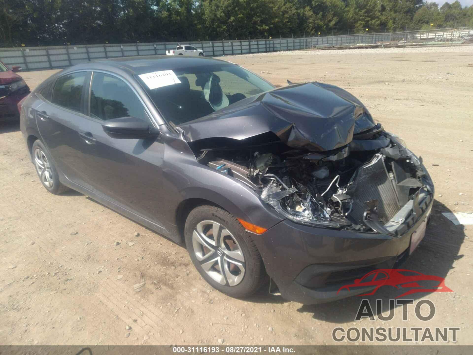 HONDA CIVIC SEDAN 2016 - 19XFC2F59GE086961