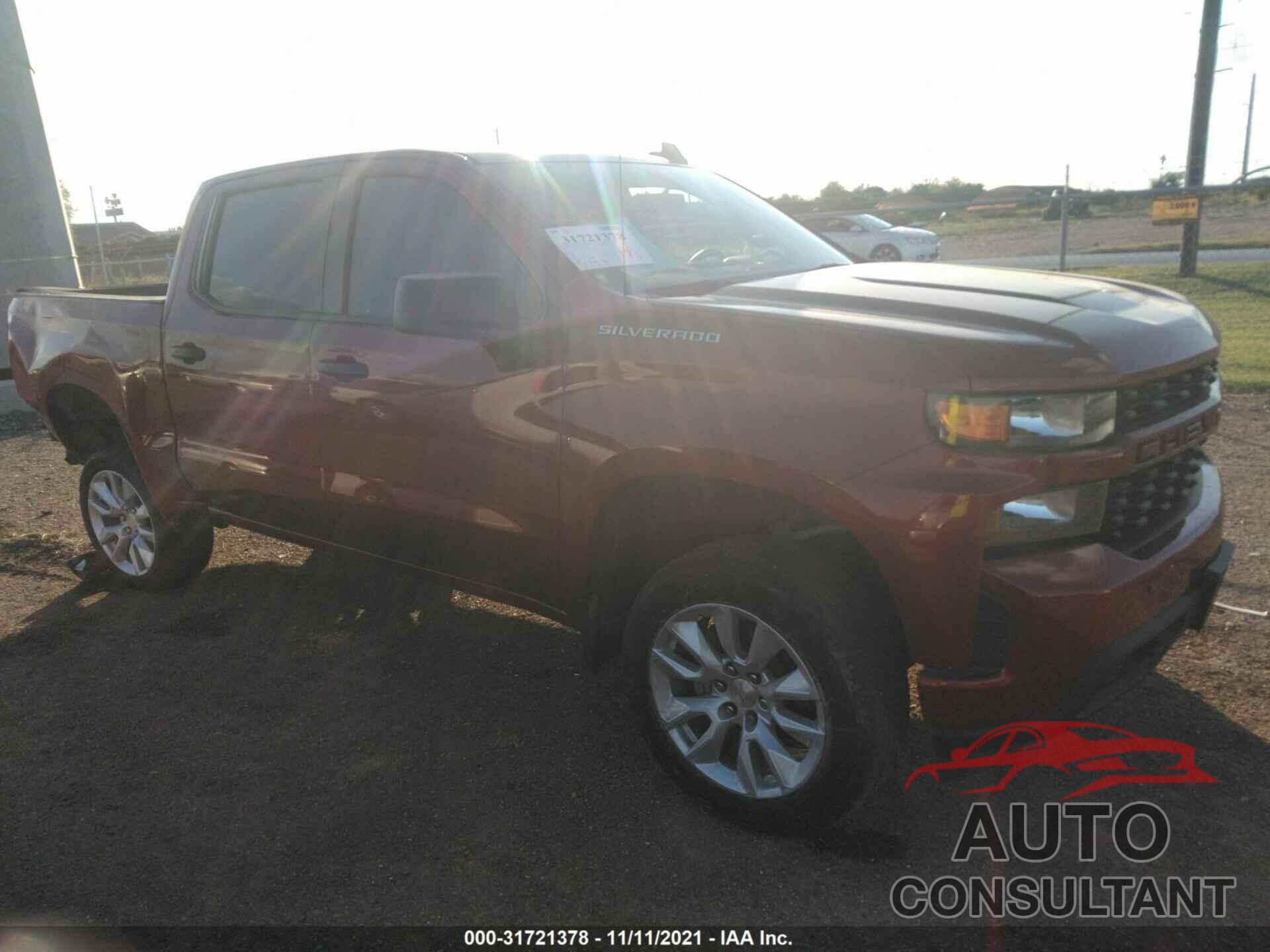 CHEVROLET SILVERADO 1500 2021 - 3GCPWBEH1MG176516