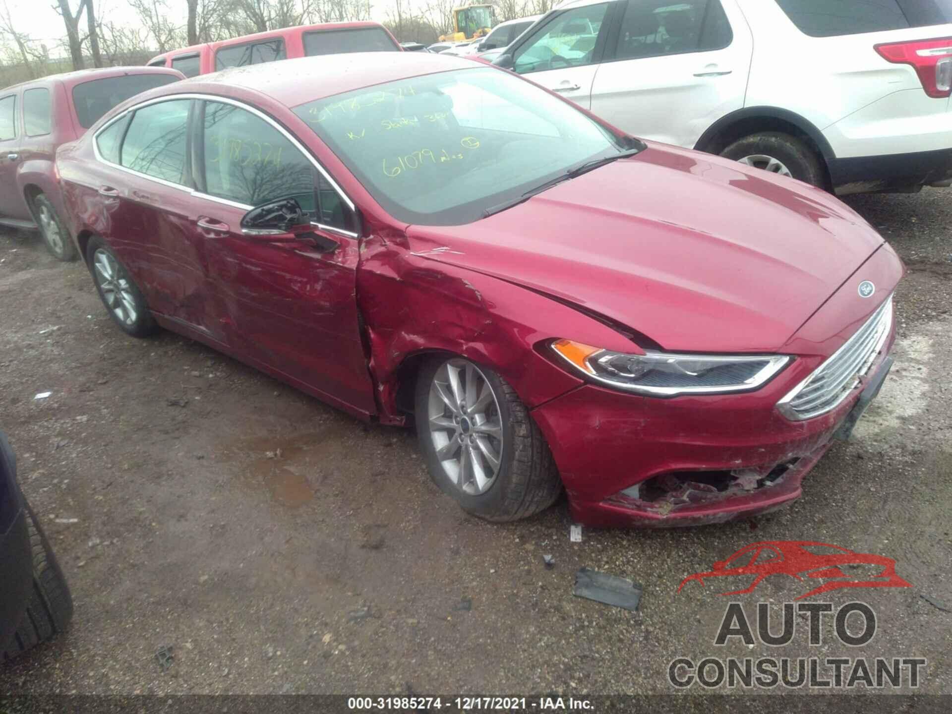 FORD FUSION 2017 - 3FA6P0HD8HR155975