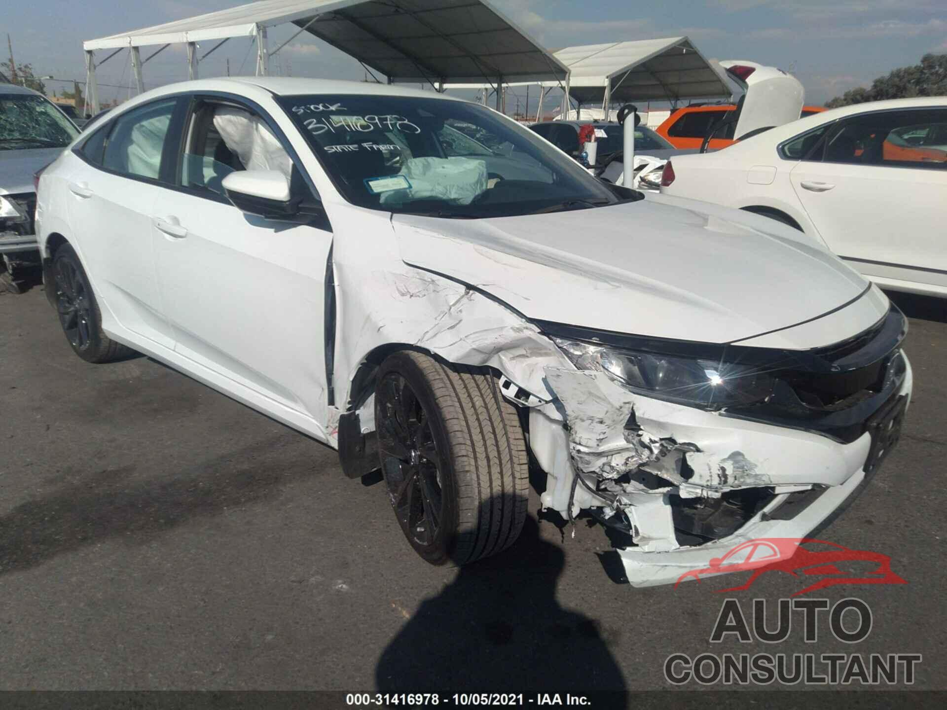 HONDA CIVIC SEDAN 2021 - 2HGFC2F8XMH559309