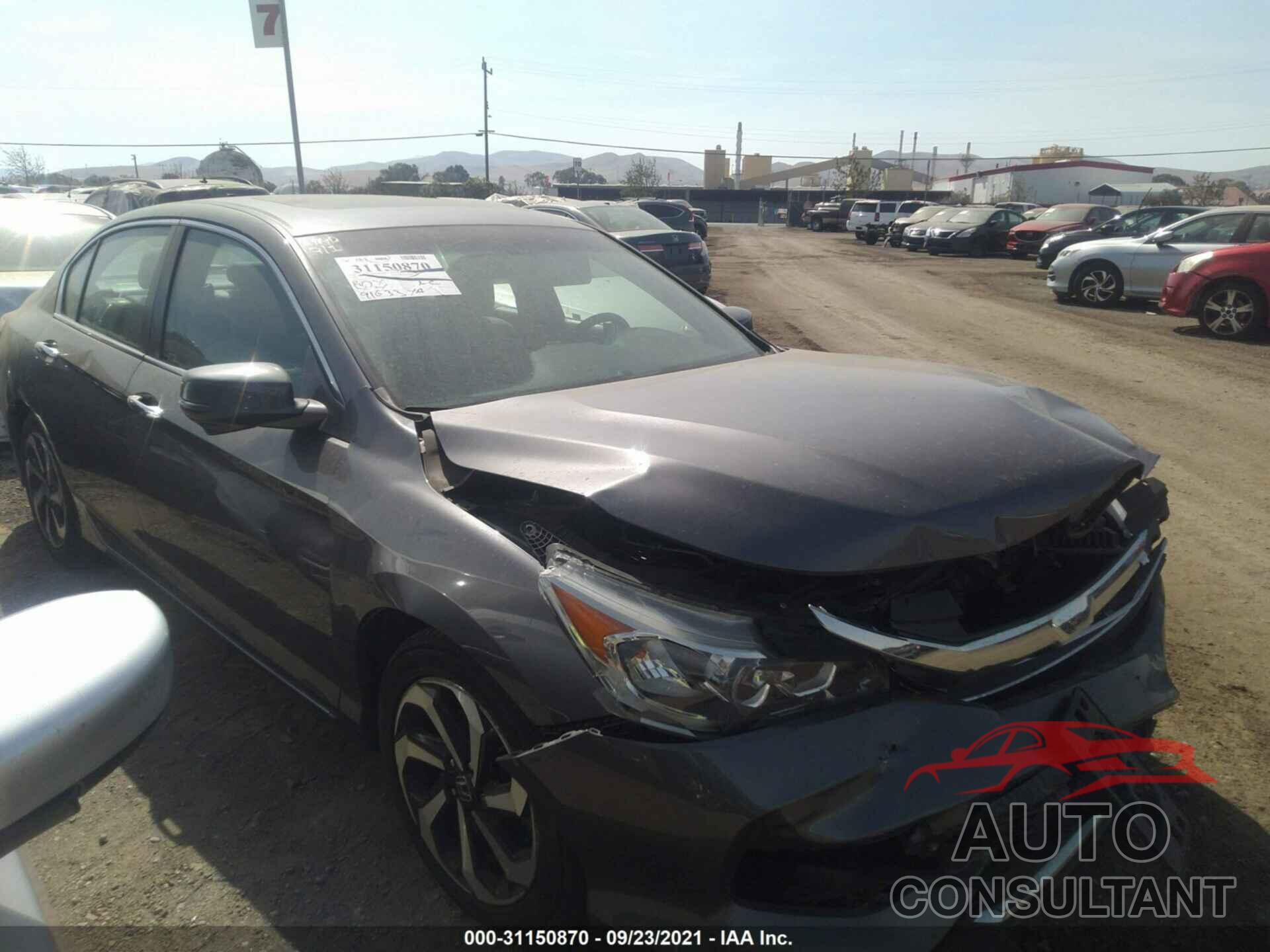 HONDA ACCORD SEDAN 2016 - 1HGCR2F82GA220063
