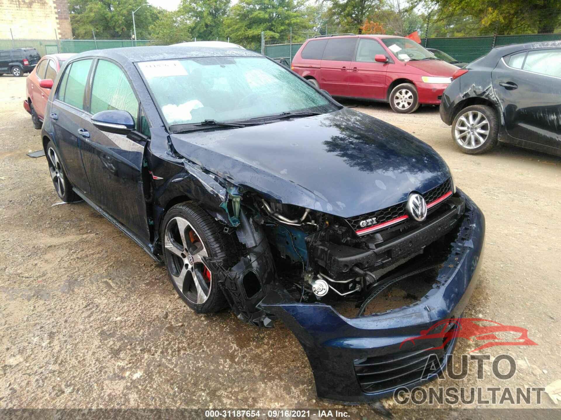 VOLKSWAGEN GOLF GTI 2017 - 3VW4T7AU9HM043552