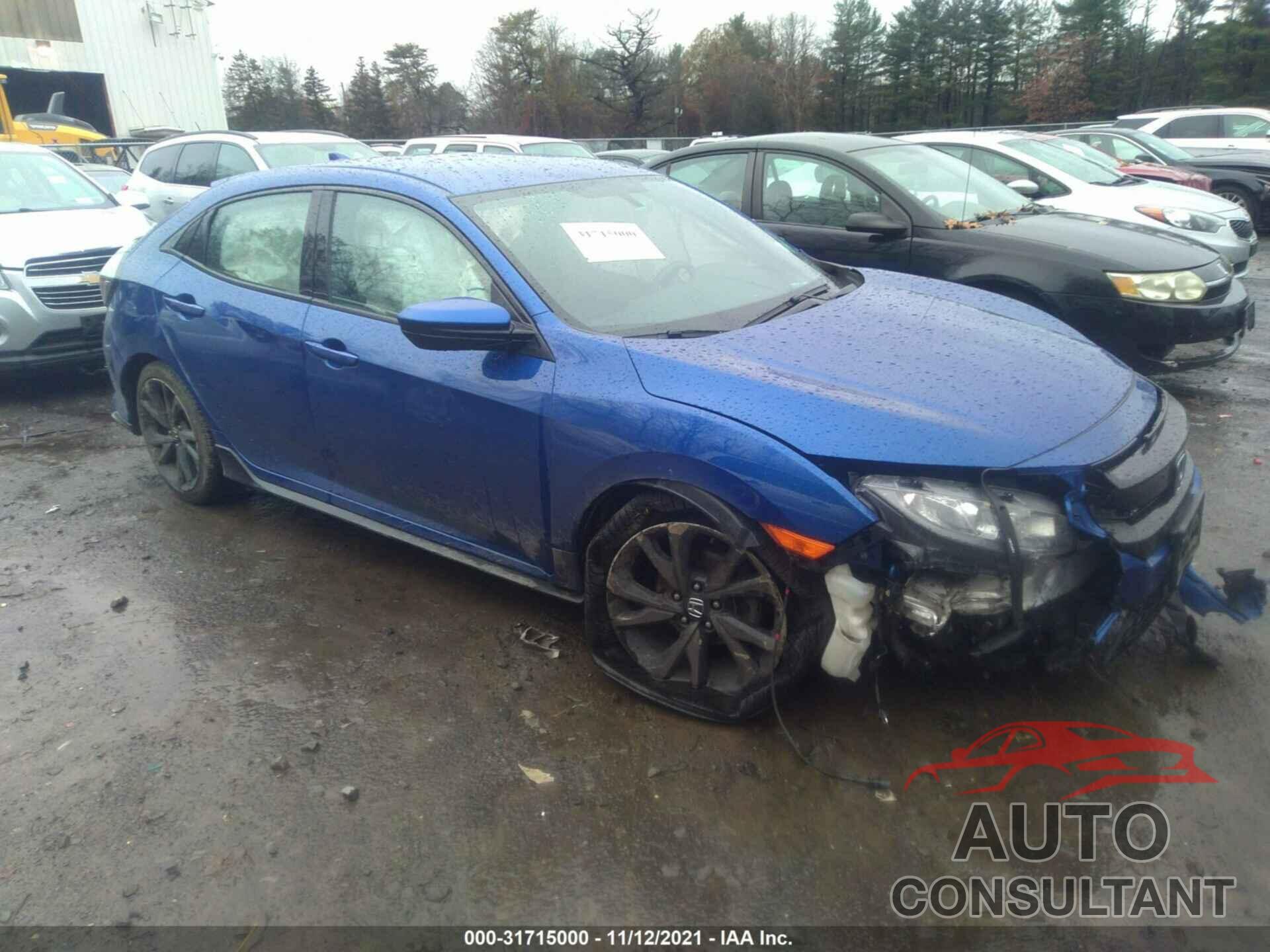 HONDA CIVIC HATCHBACK 2018 - SHHFK7H40JU402820