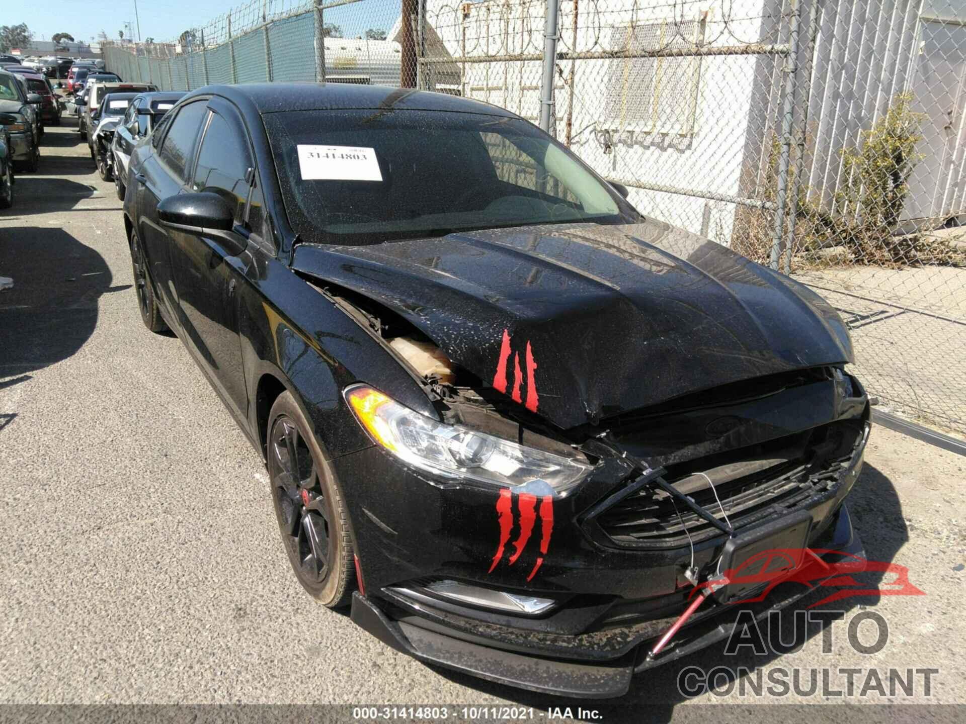 FORD FUSION 2017 - 3FA6P0G78HR179897