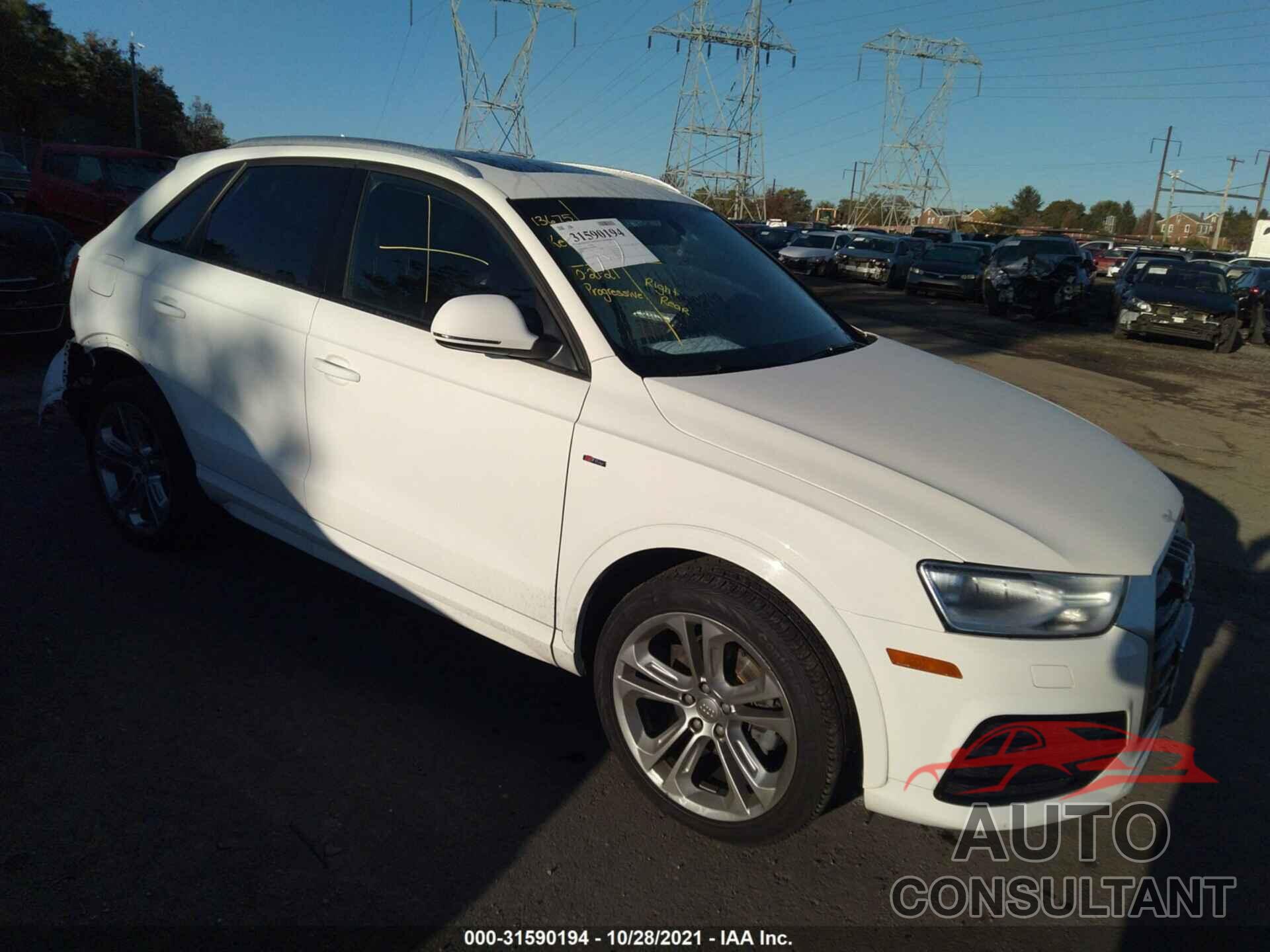 AUDI Q3 2018 - WA1ECCFS0JR006203