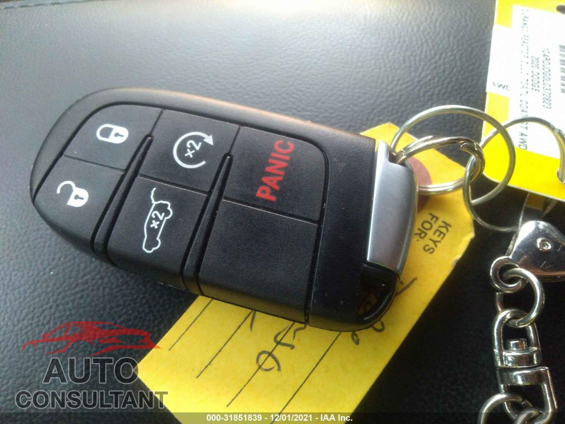 DODGE DURANGO 2020 - 1C4RDJDG0LC372823