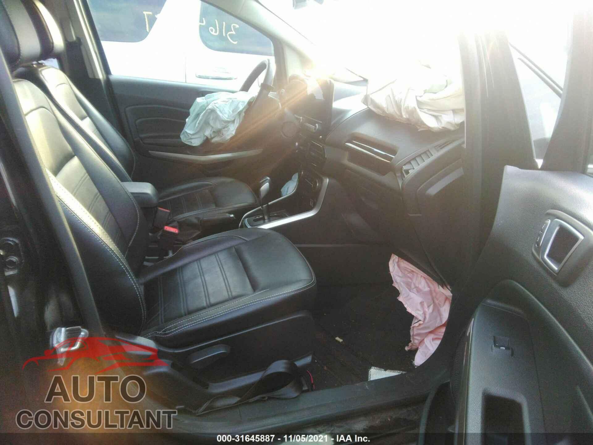 FORD ECOSPORT 2019 - MAJ6S3KL4KC294006