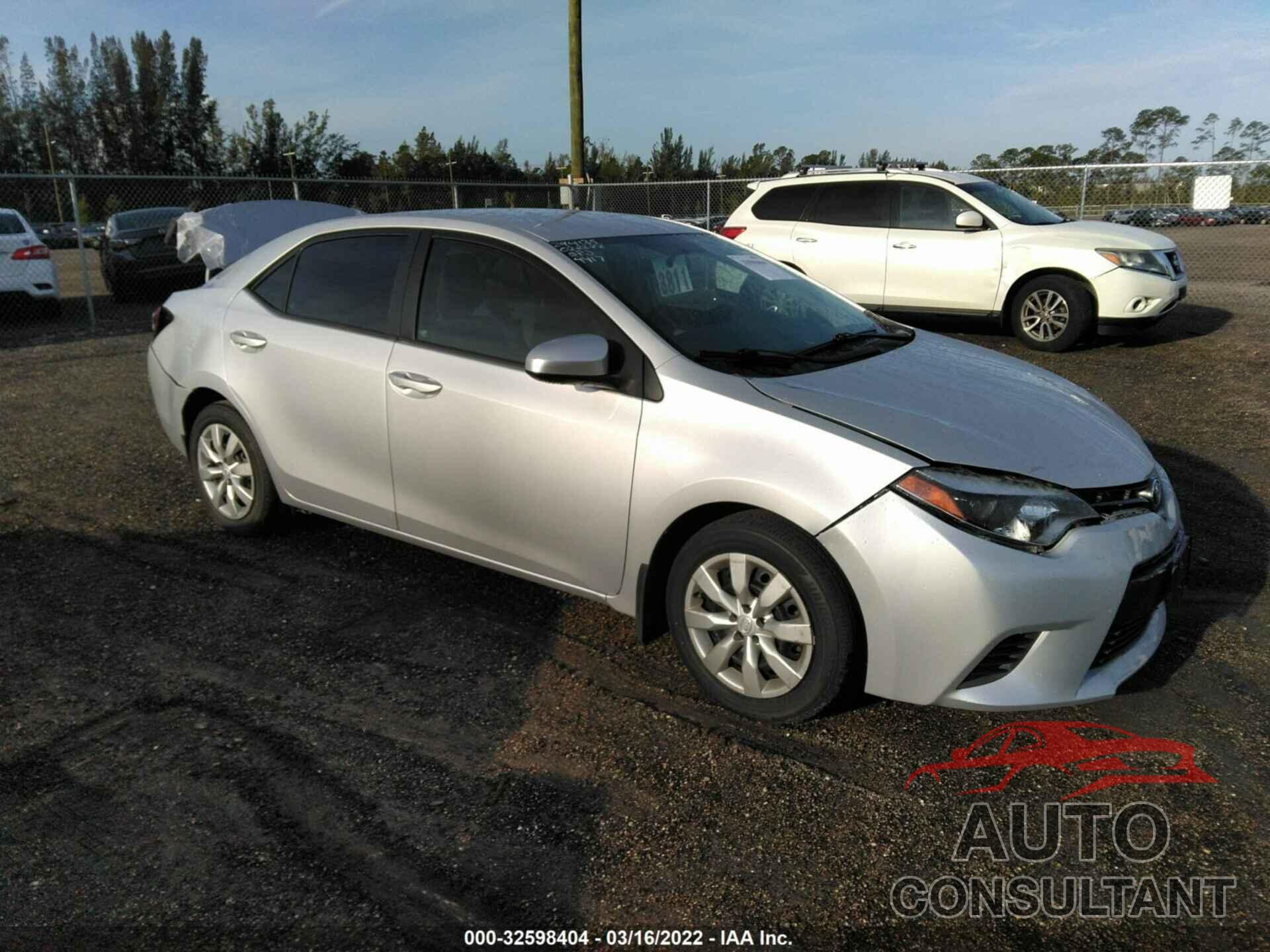 TOYOTA COROLLA 2016 - 2T1BURHE0GC724417