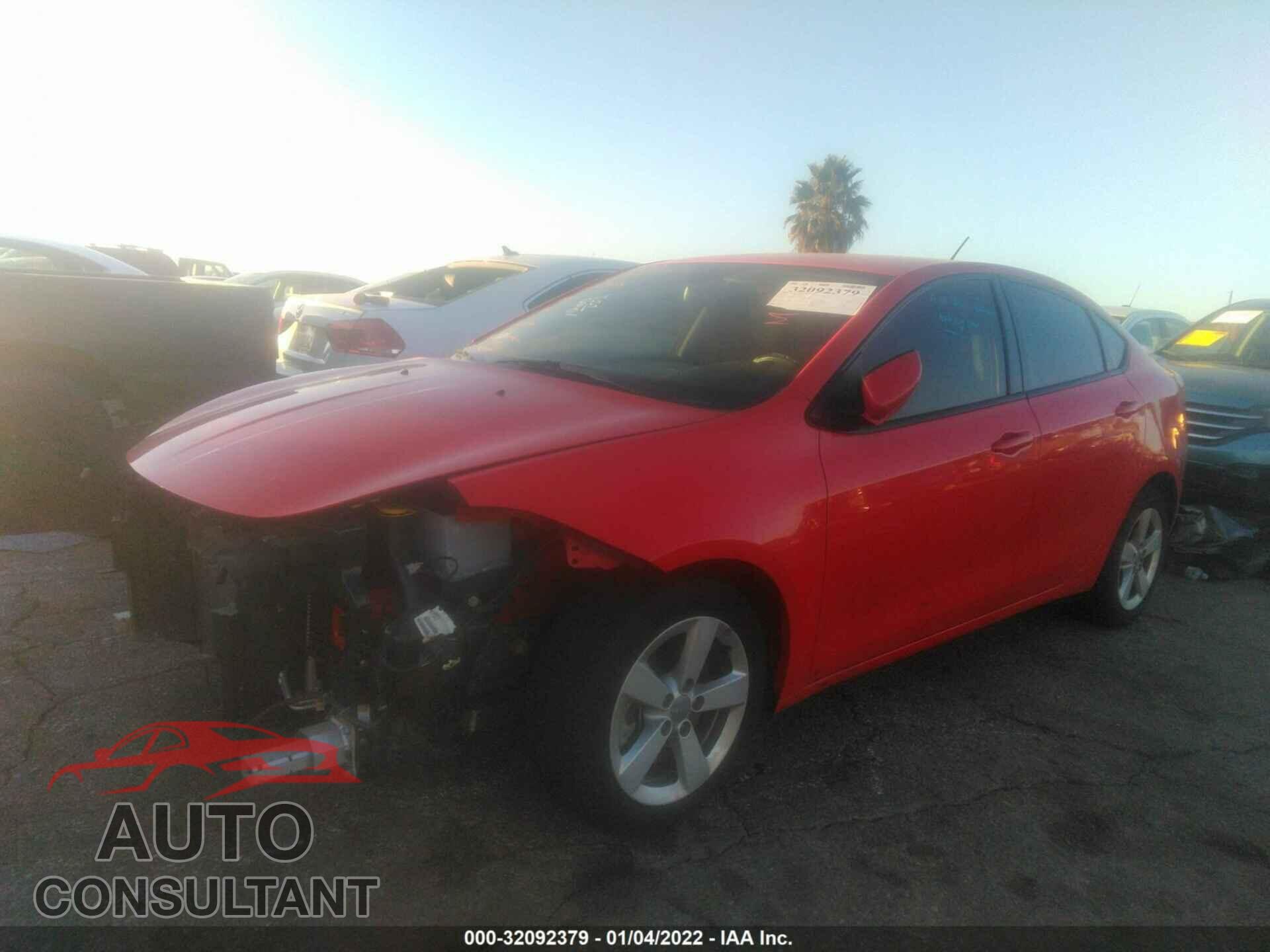 DODGE DART 2016 - 1C3CDFBB1GD661241