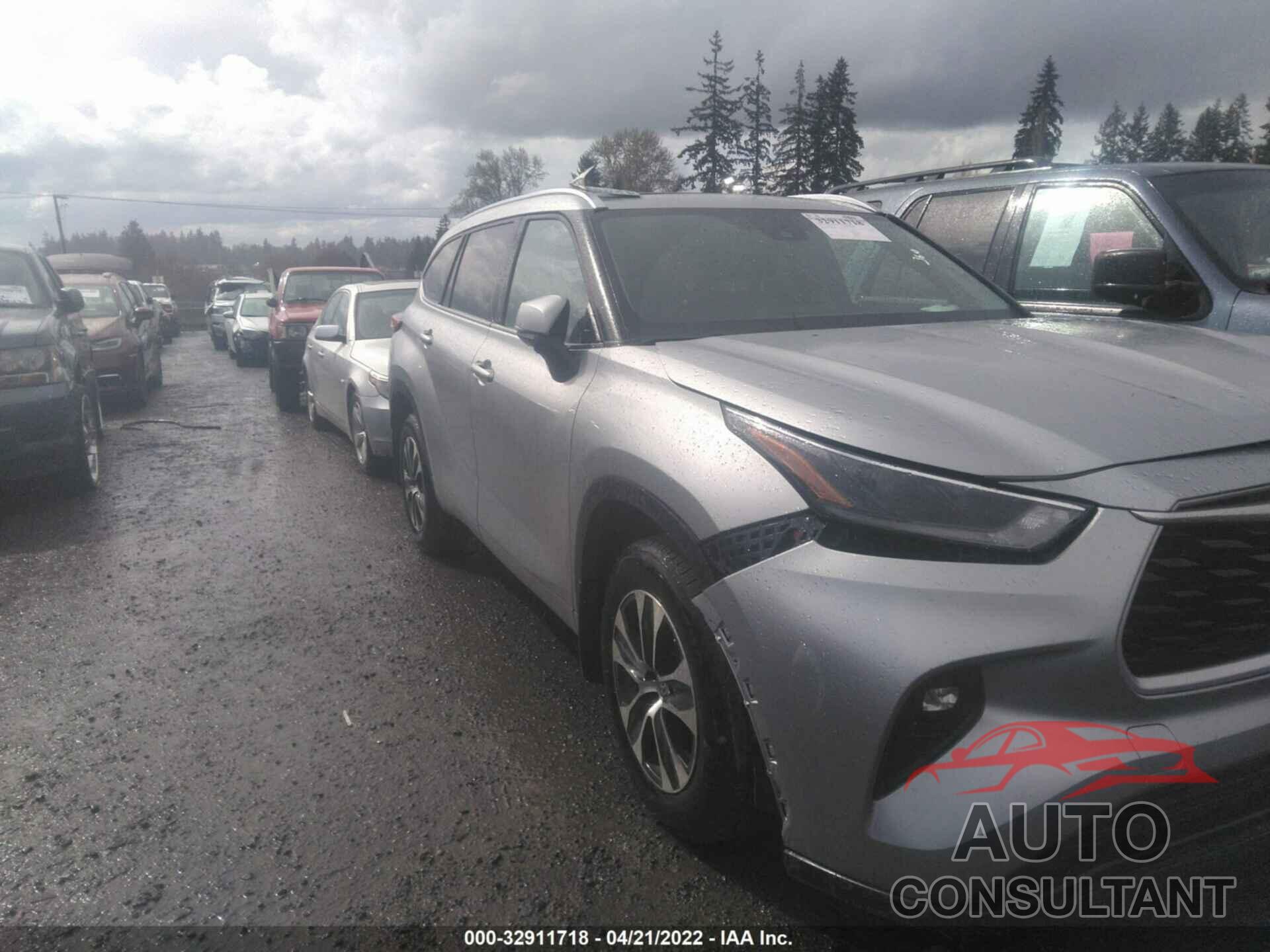 TOYOTA HIGHLANDER 2021 - 5TDGZRBH7MS064955